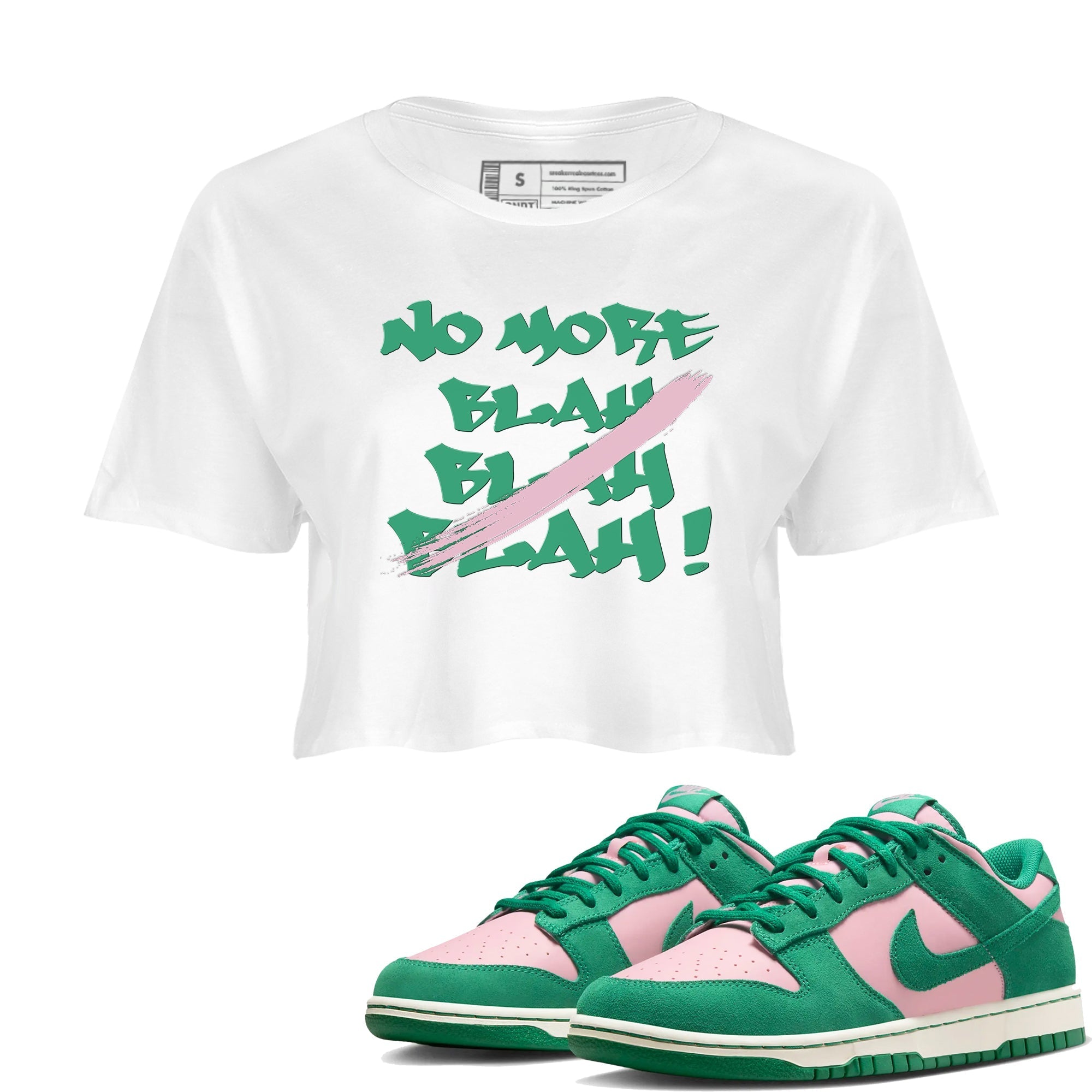 No More Blah snkmatch Women's Top - Dunk Medium Soft Pink Malachite