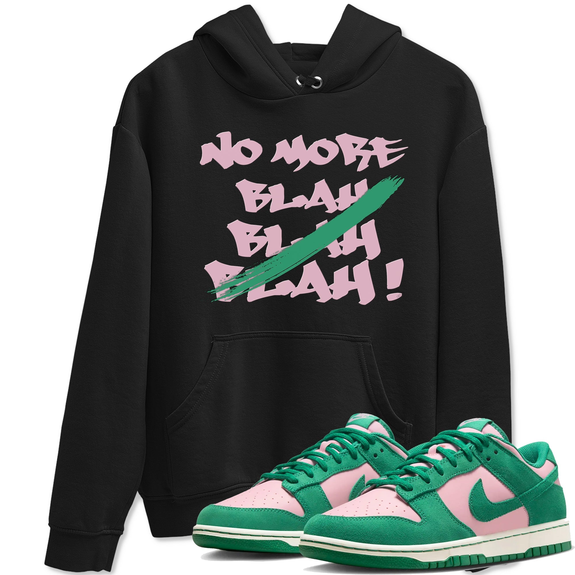 No More Blah snkmatch Tees - Dunk Medium Soft Pink Malachite