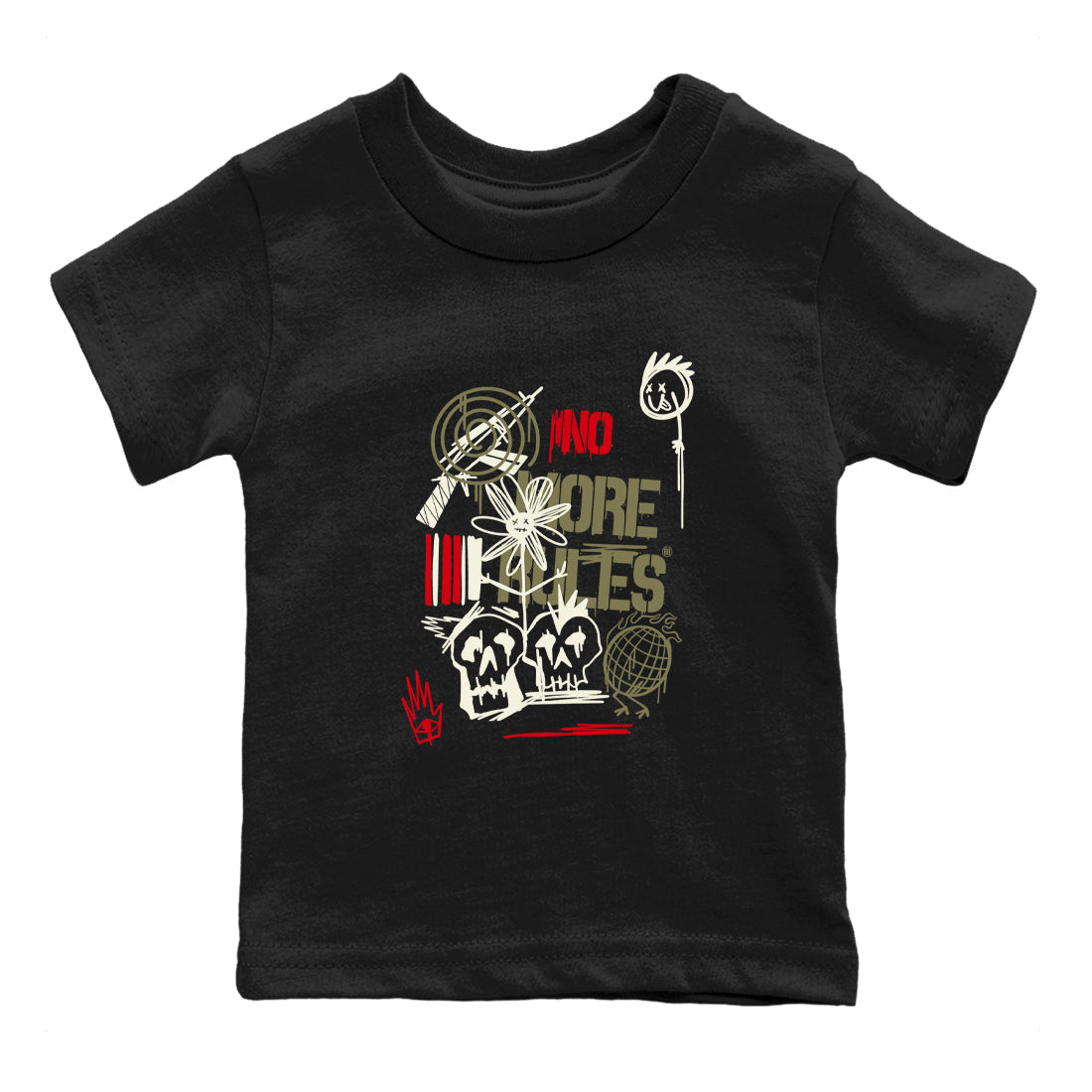 No More Rules snkmatch Tees Kids - Air Jordan 1 Travis Scott Medium Olive