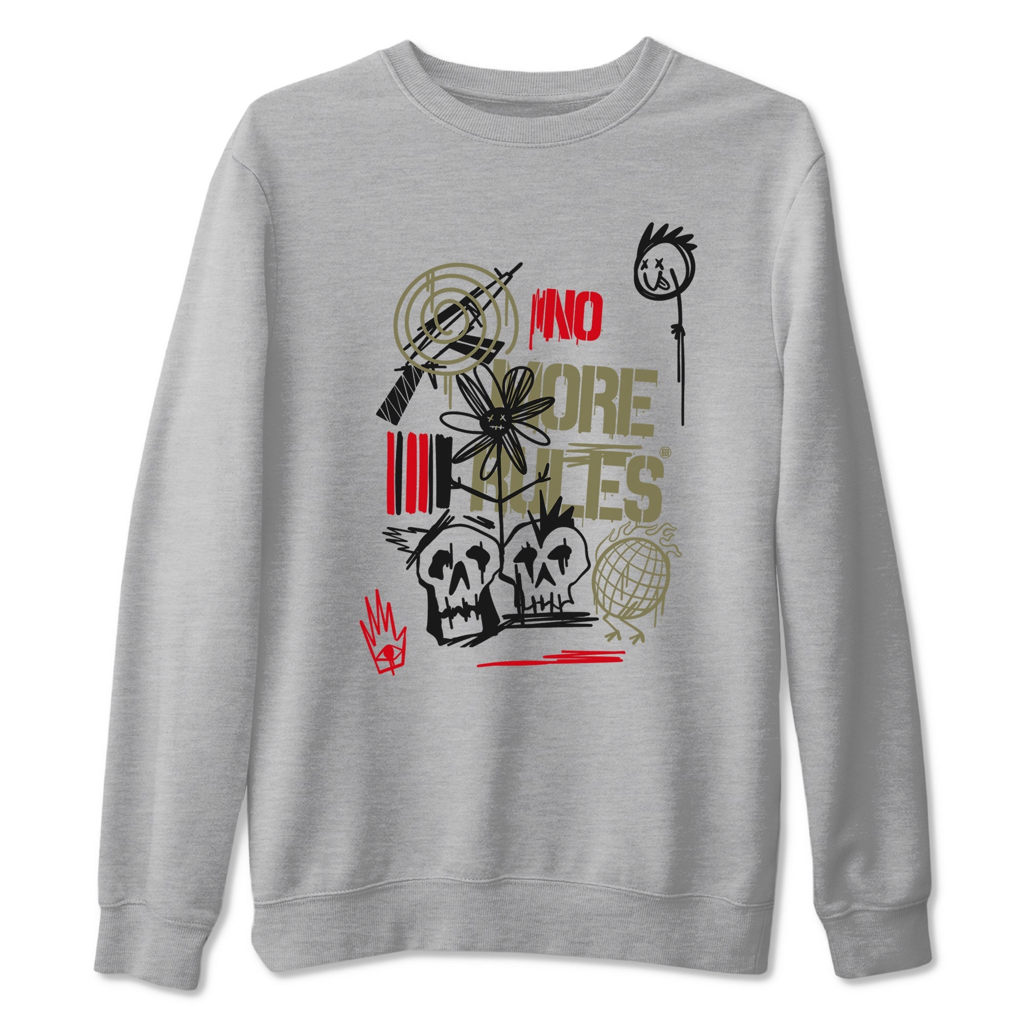 No More Rules snkmatch Tees - Air Jordan 1 Travis Scott Medium Olive