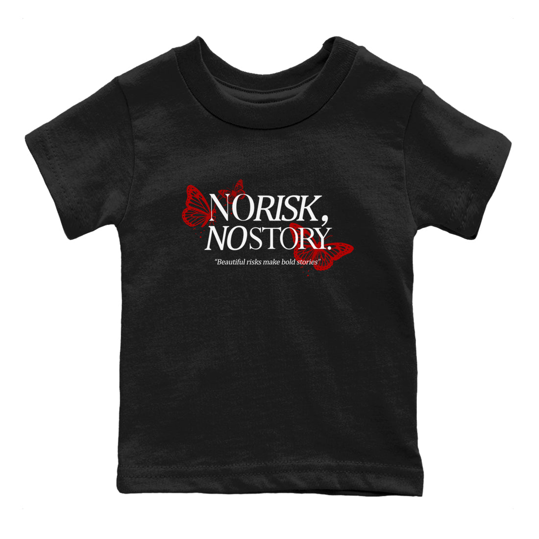 No Risk No Story snkmatch Tees Kids - Air Jordan 11 Bred