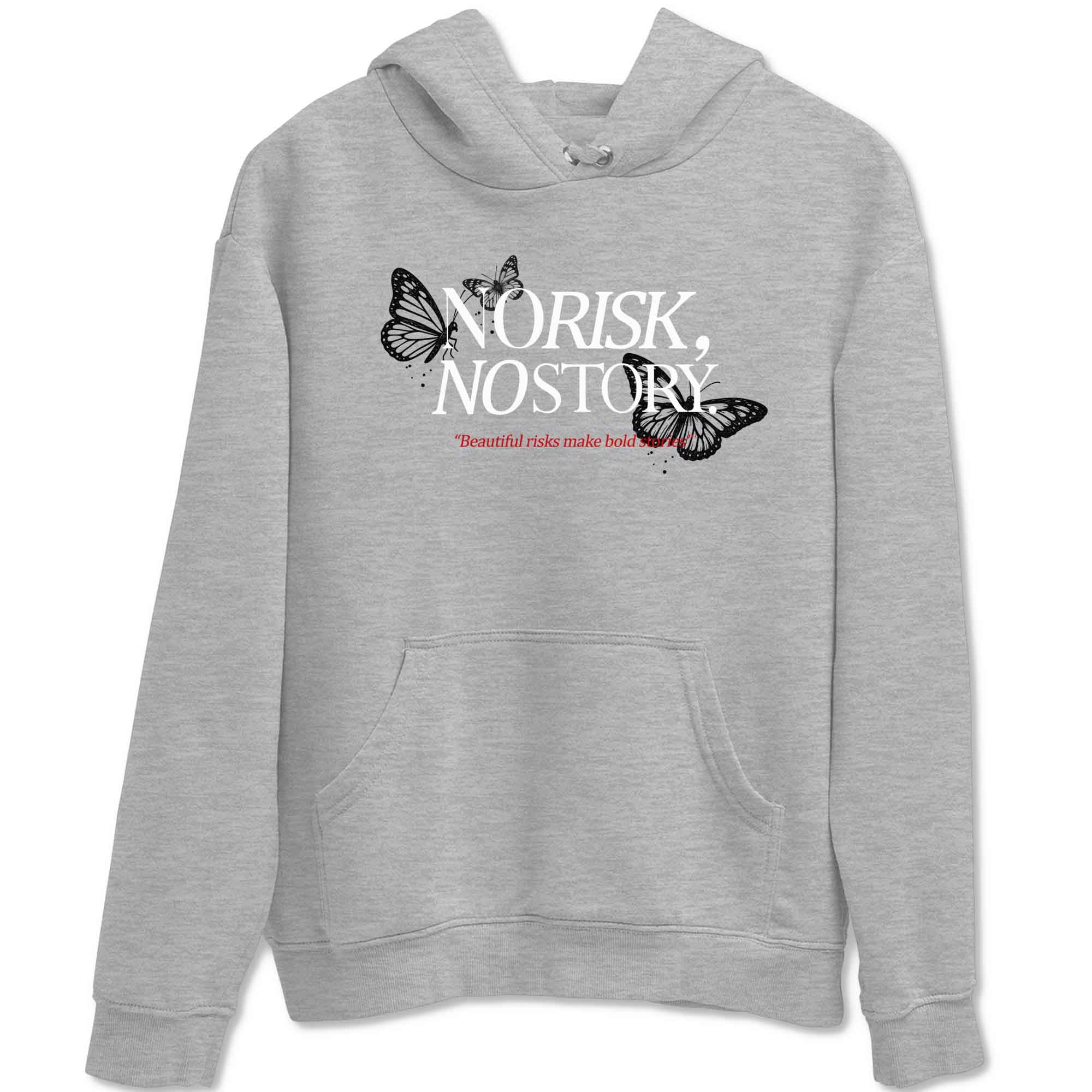 No Risk No Story snkmatch Tees - Air Jordan 4 White Cement