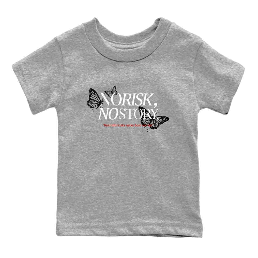 No Risk No Story snkmatch Tees Kids - Air Jordan 4 White Cement