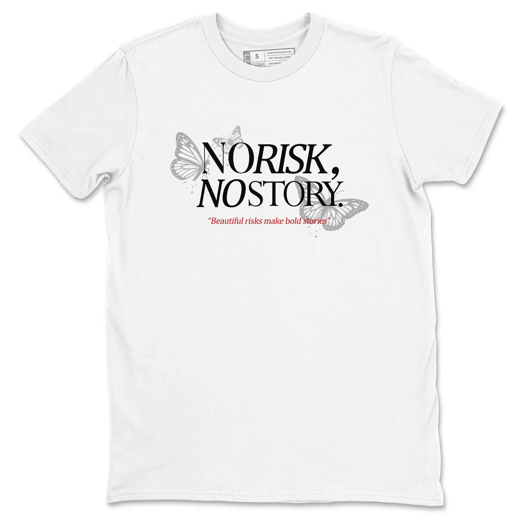 No Risk No Story snkmatch Tees - Air Jordan 4 White Cement