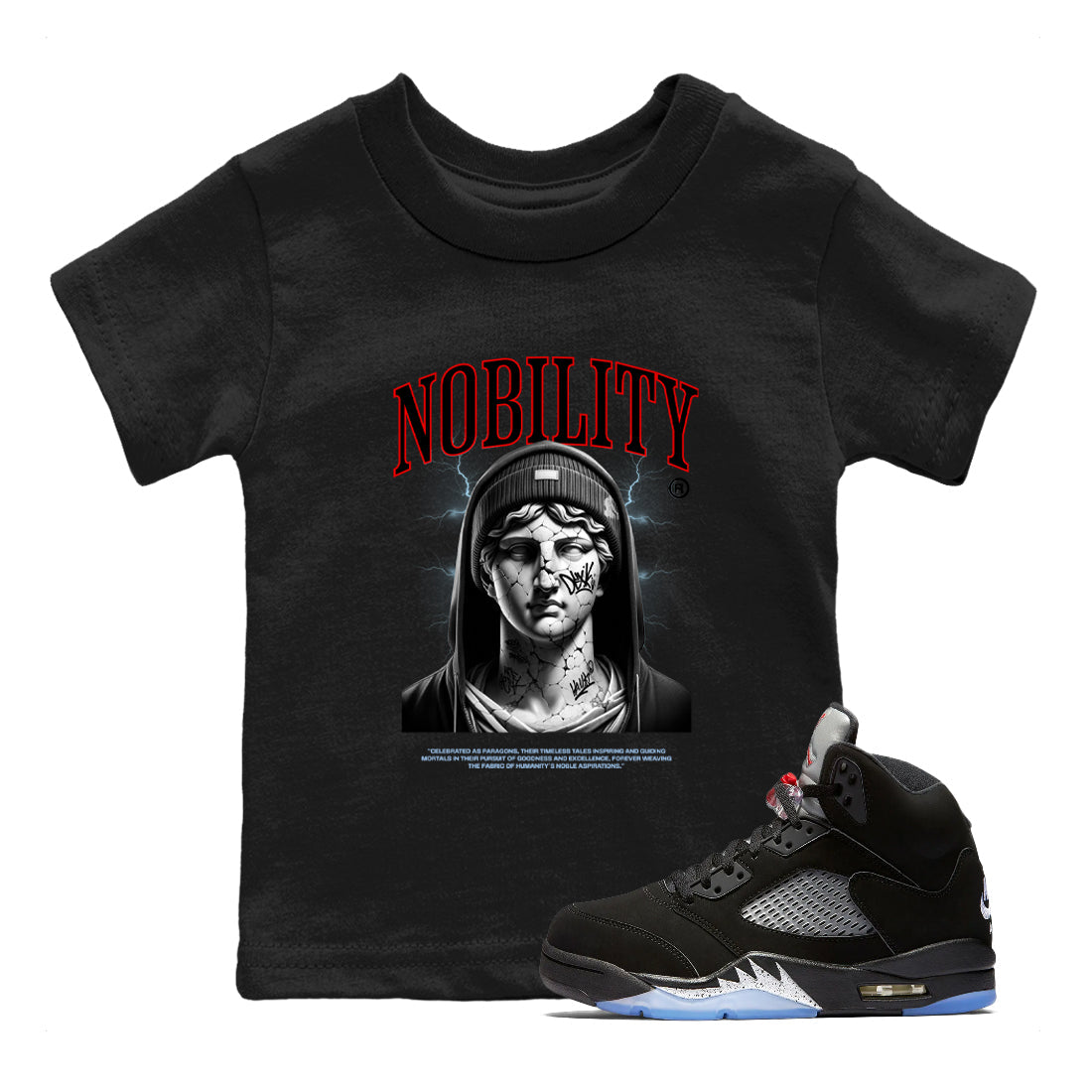 Nobility snkmatch Tees Kids - Air Jordan 5 Reimagined