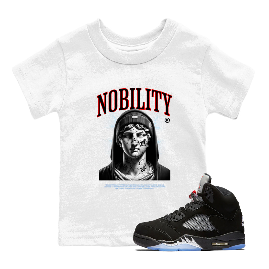 Nobility snkmatch Tees Kids - Air Jordan 5 Reimagined