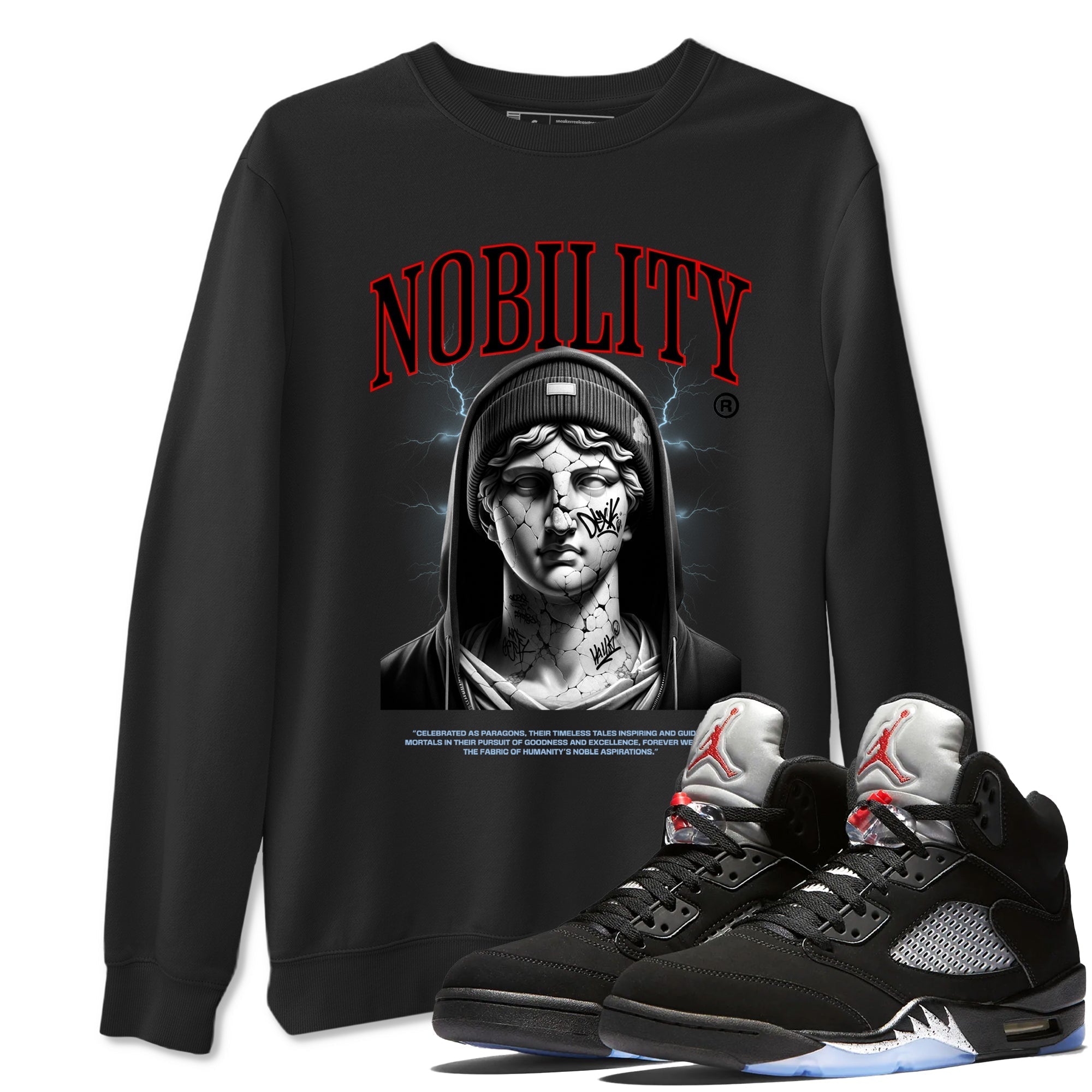 Nobility snkmatch Tees - Air Jordan 5 Reimagined