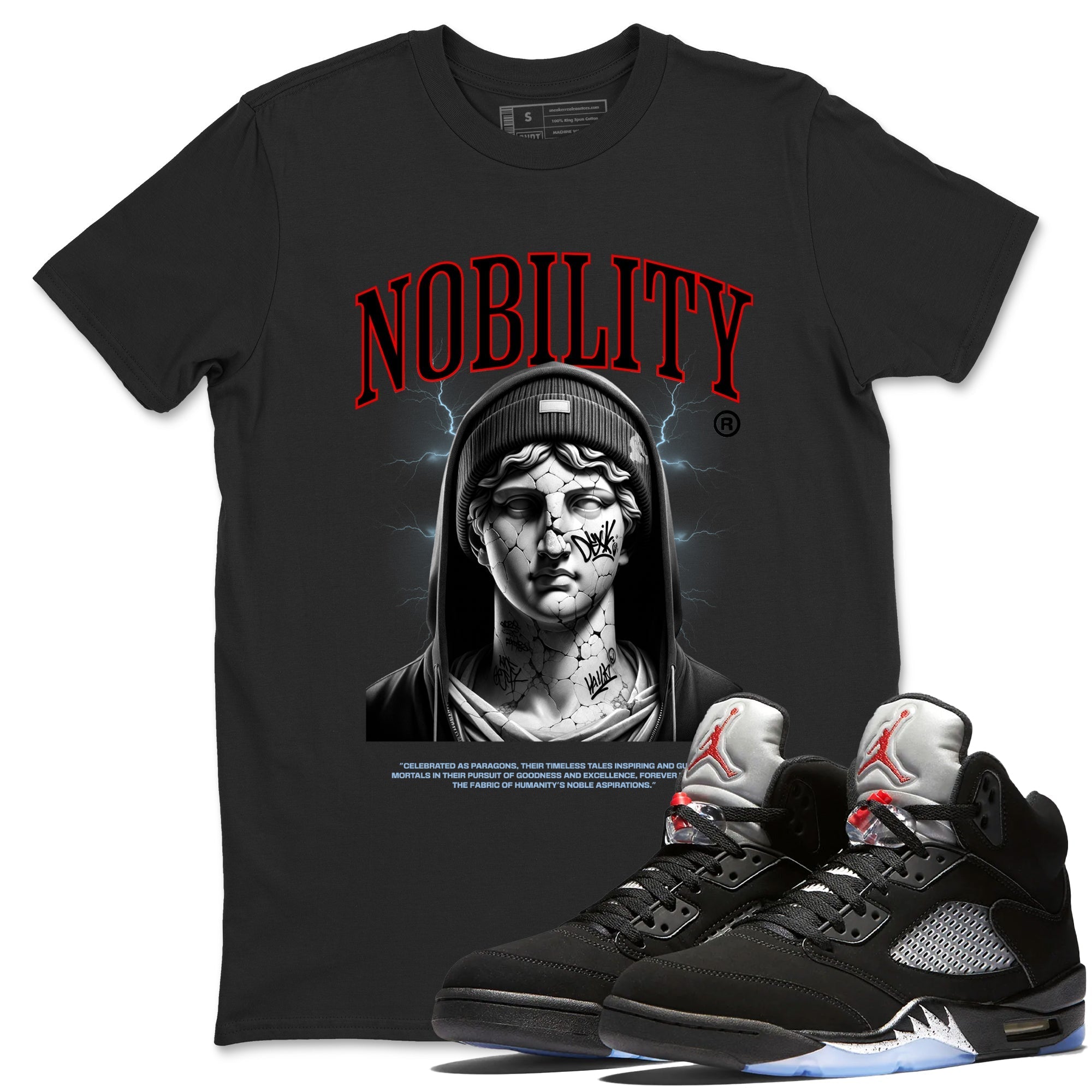 Nobility snkmatch Tees - Air Jordan 5 Reimagined