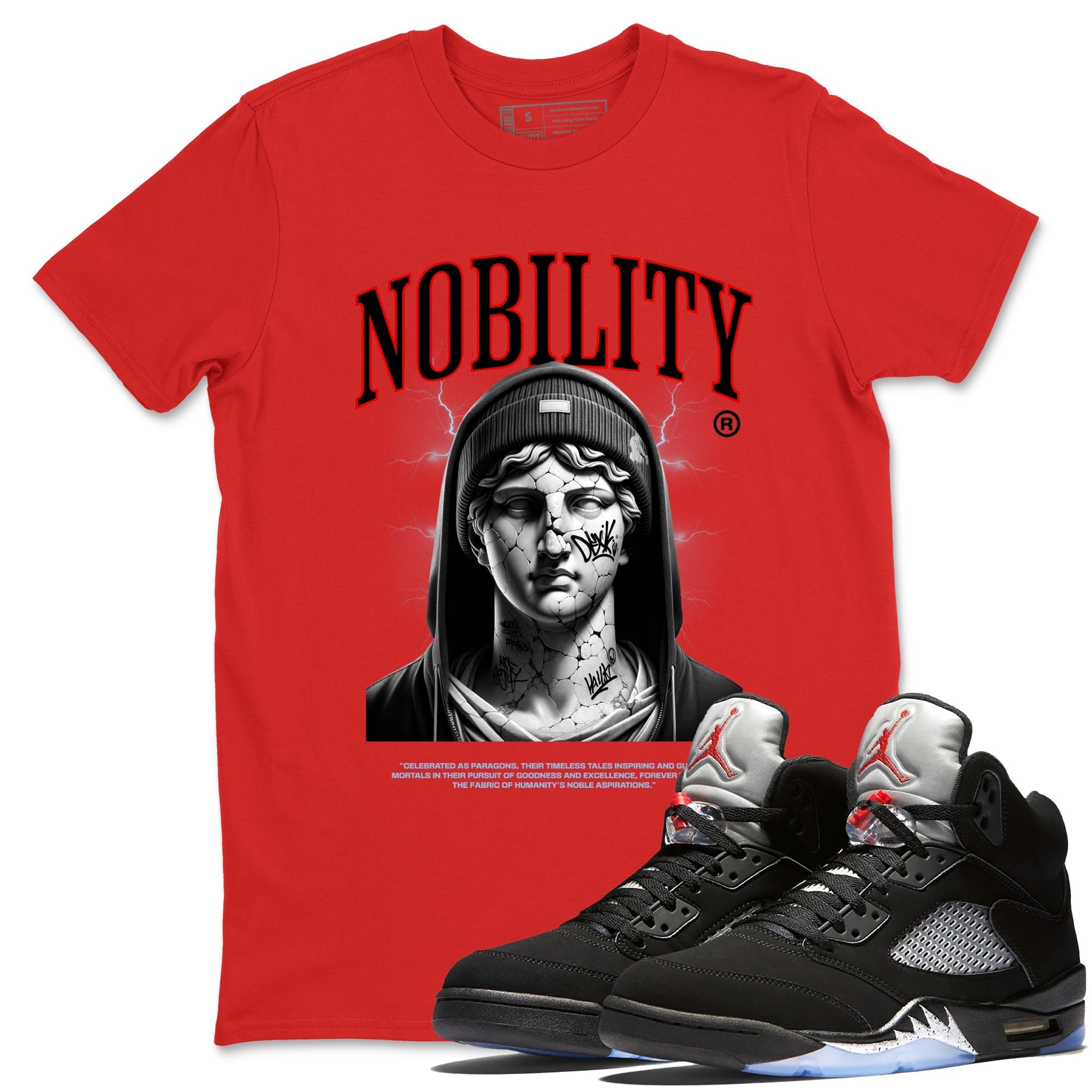 Nobility snkmatch Tees - Air Jordan 5 Reimagined