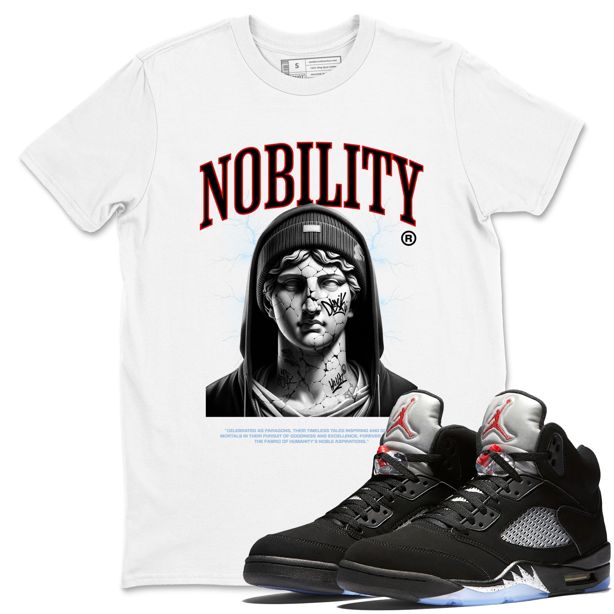 Nobility snkmatch Tees - Air Jordan 5 Reimagined