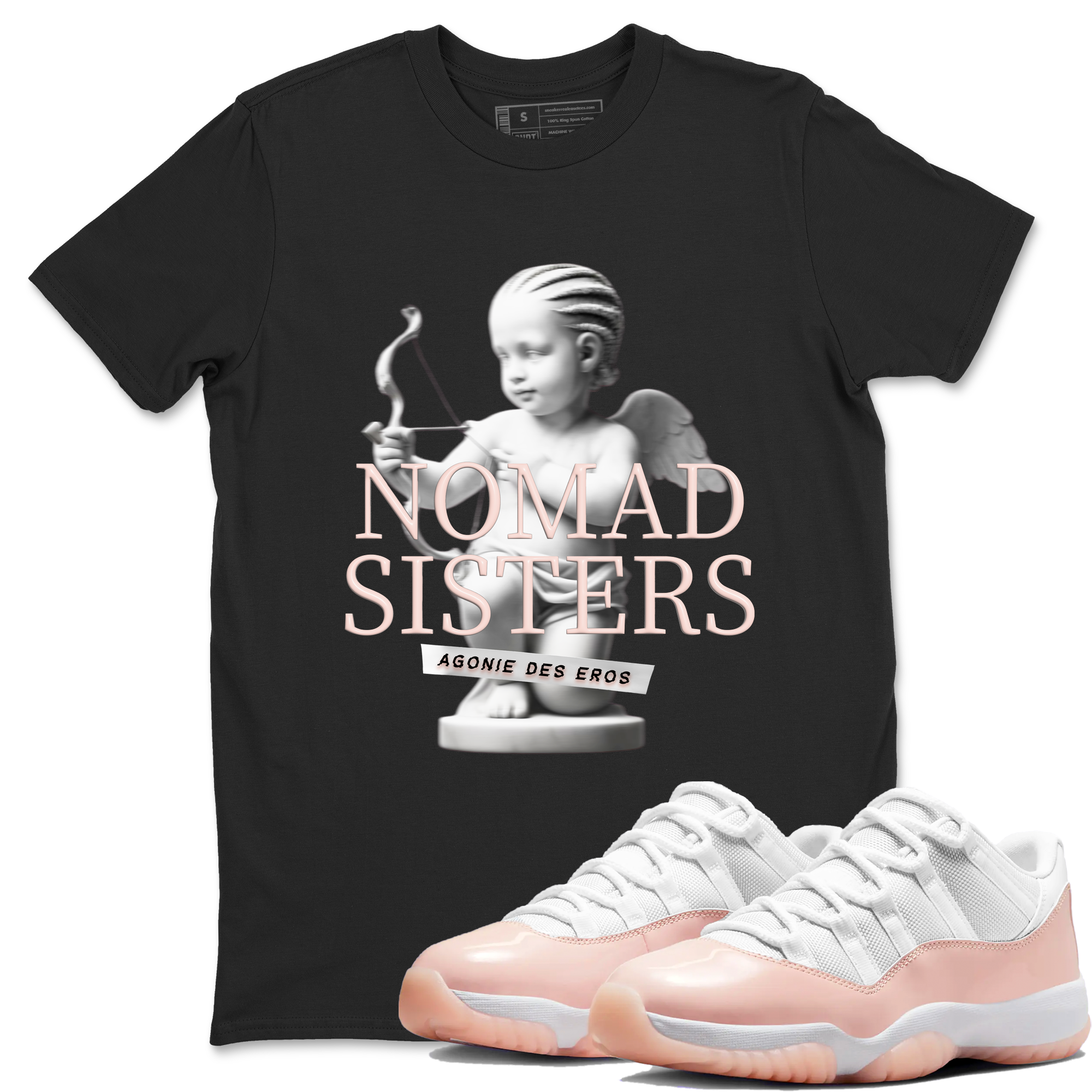 Nomad Sisters snkmatch Tees - Air Jordan 11 Legend Pink