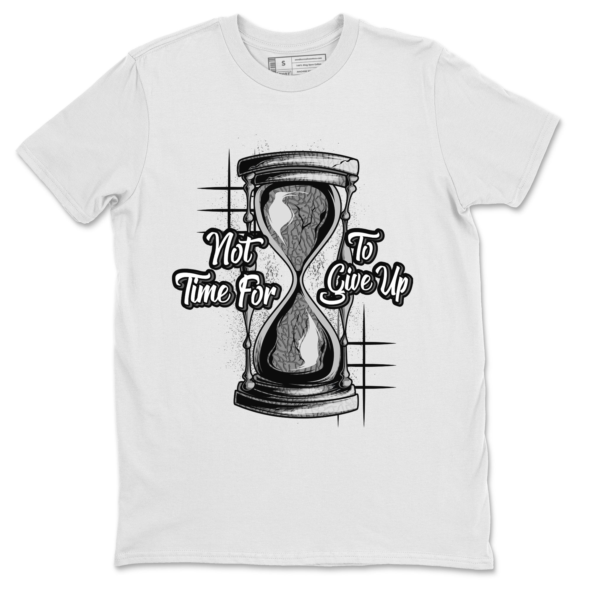 Not Time For To Give Up Unisex Tops - Air Jordan 1 White Cement