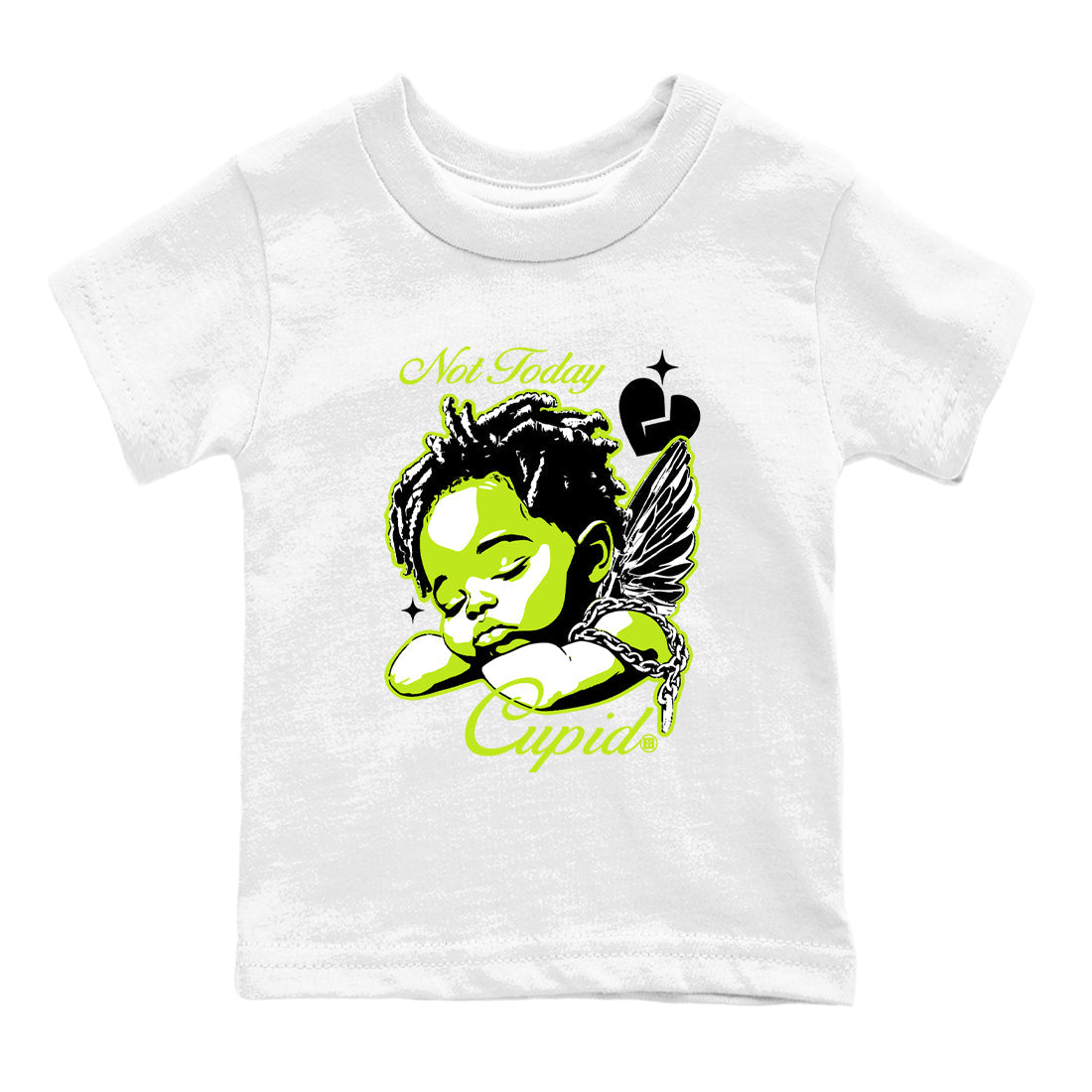 Not Today Cupid snkmatch Tees Kids - Air Foamposite One Black Volt