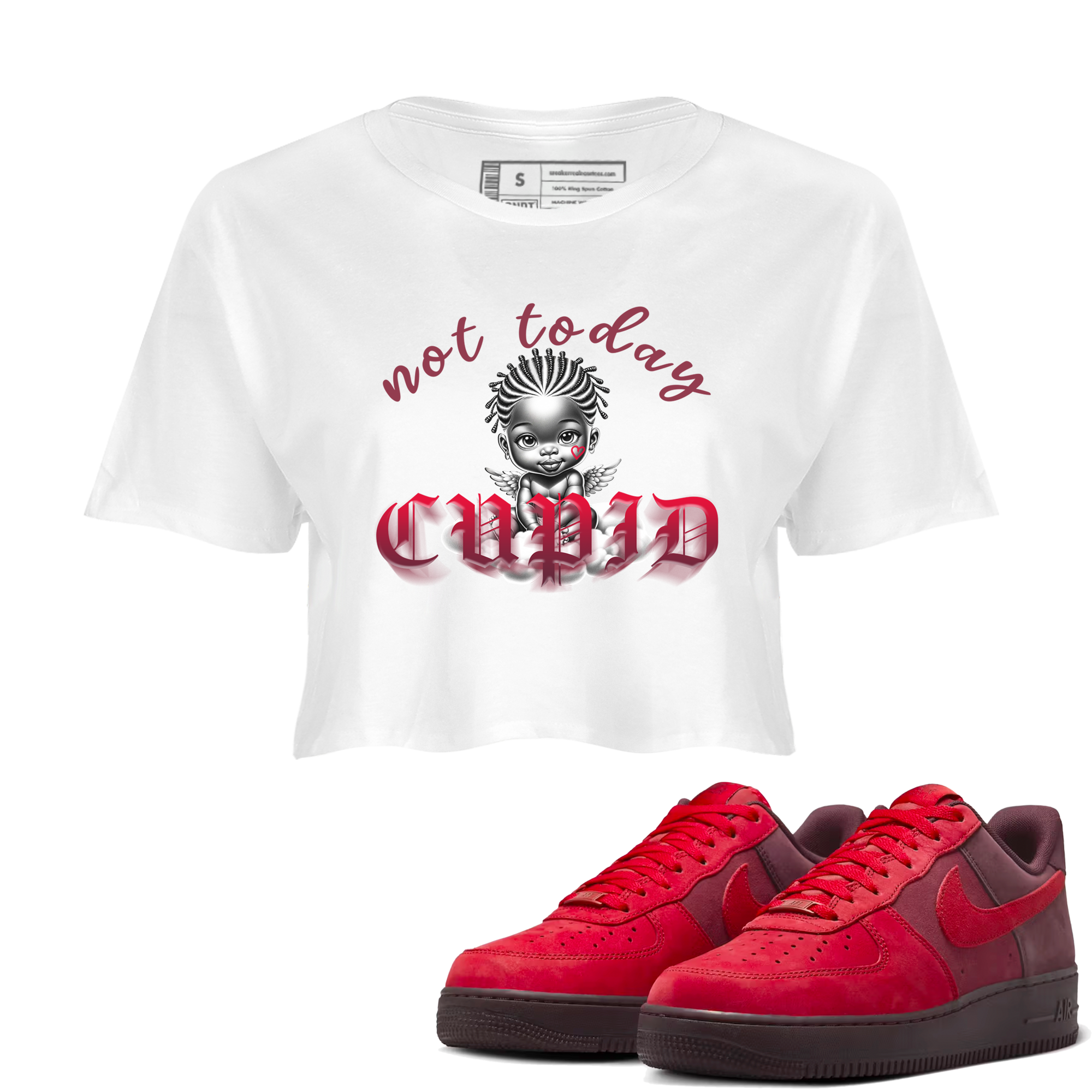 Not Today Cupid snkmatch Women's Top - Air Force 1 Layers Of Love