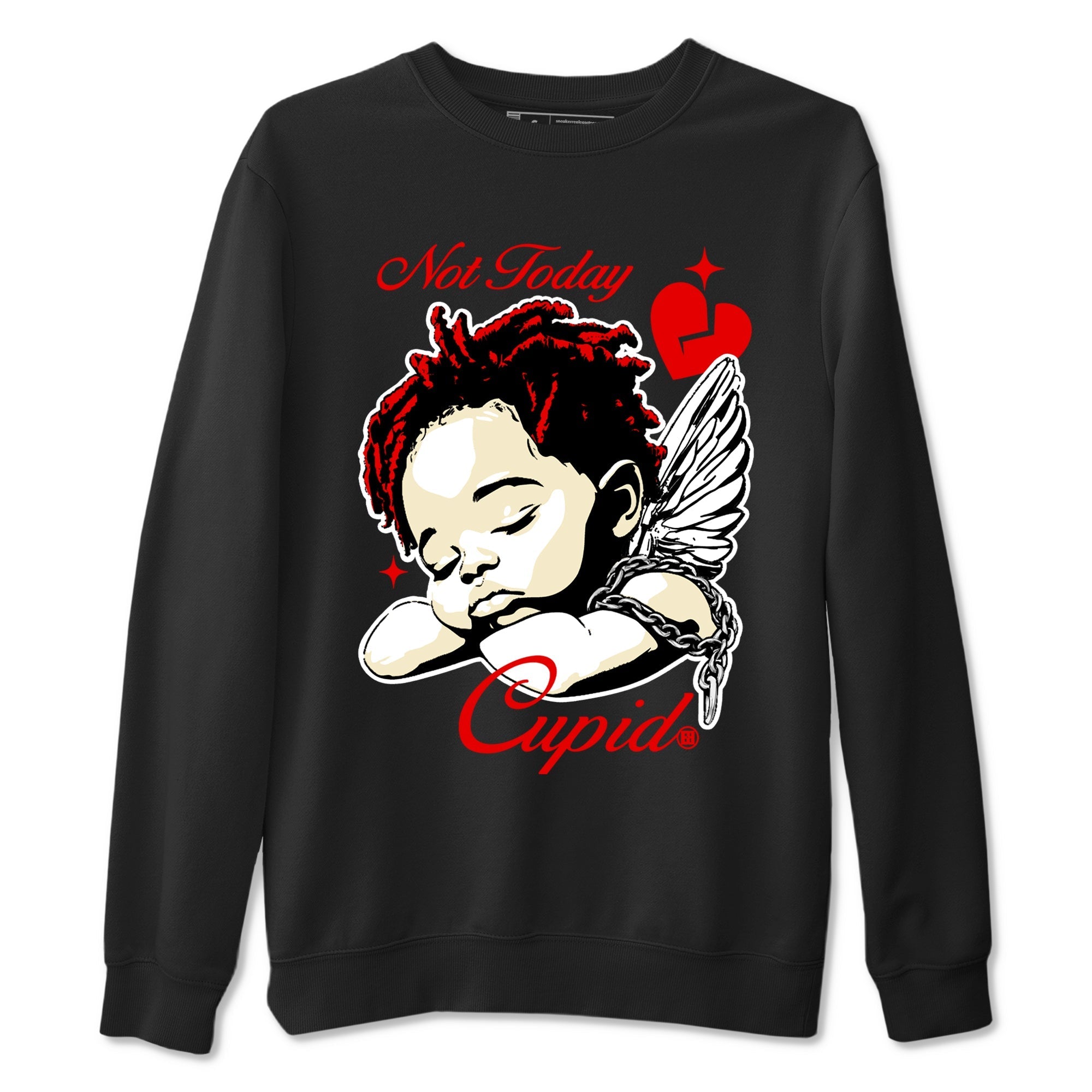 Not Today Cupid snkmatch Tees - Air Jordan 1 Black Toe Reimagined