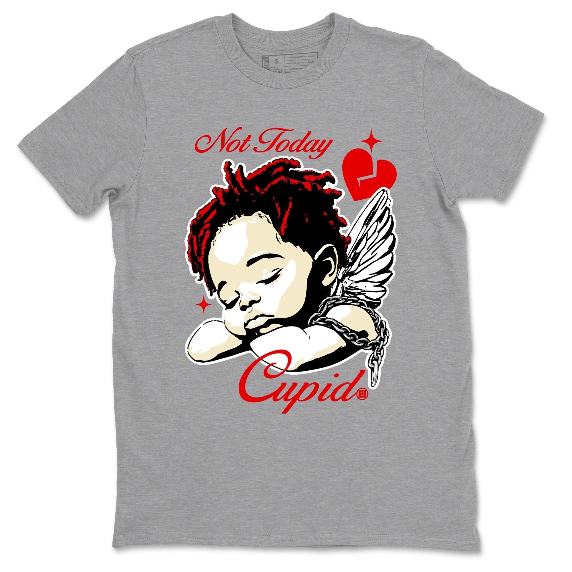 Not Today Cupid snkmatch Tees - Air Jordan 1 Black Toe Reimagined