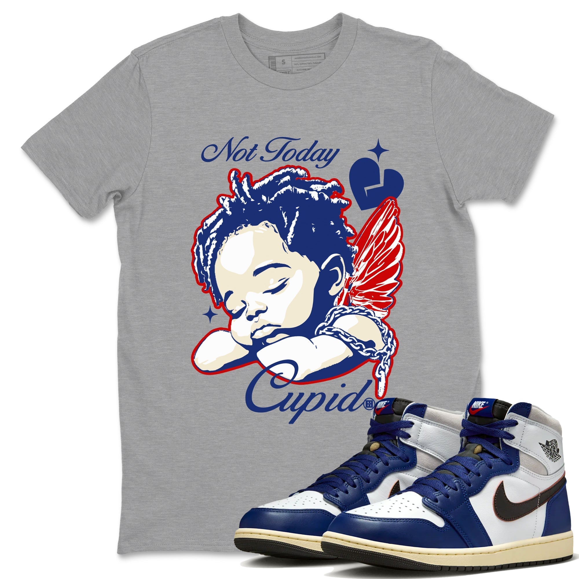 Not Today Cupid snkmatch Tees - Air Jordan 1 Rare Air