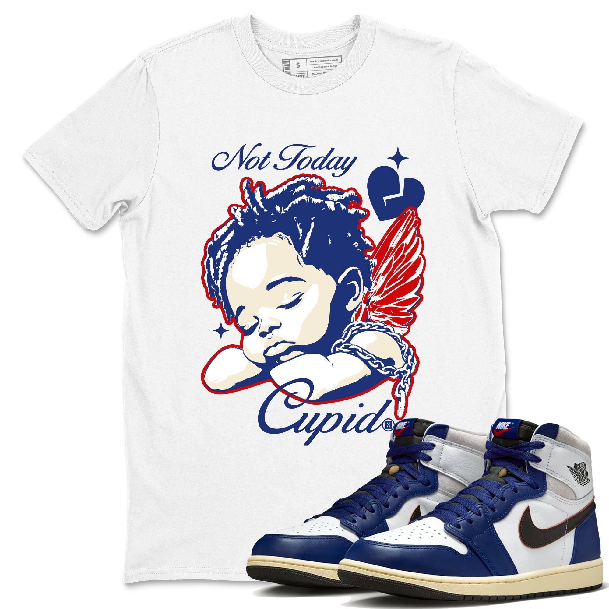 Not Today Cupid snkmatch Tees - Air Jordan 1 Rare Air