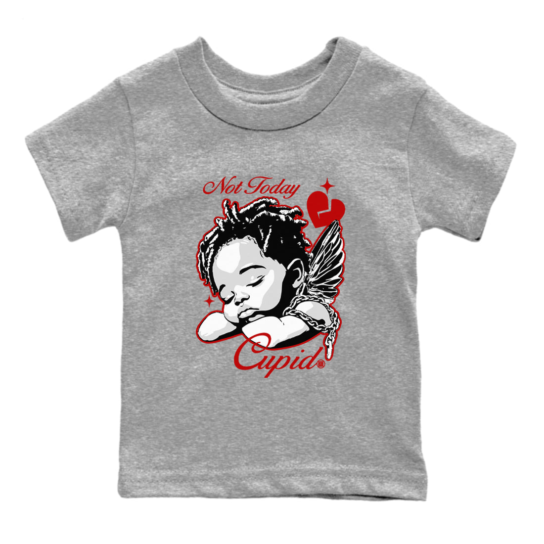 Not Today Cupid snkmatch Tees Kids - Air Jordan 11 Bred