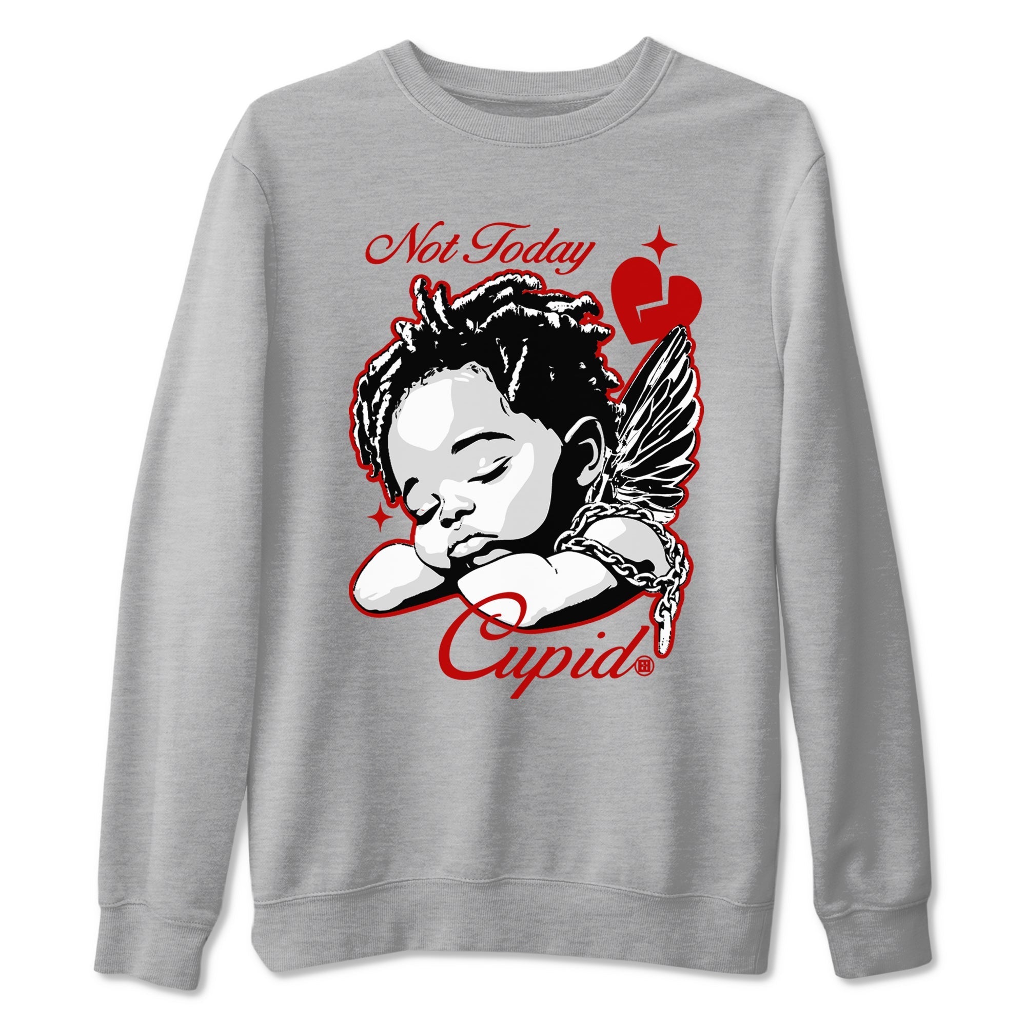 Not Today Cupid snkmatch Tees - Air Jordan 11 Bred