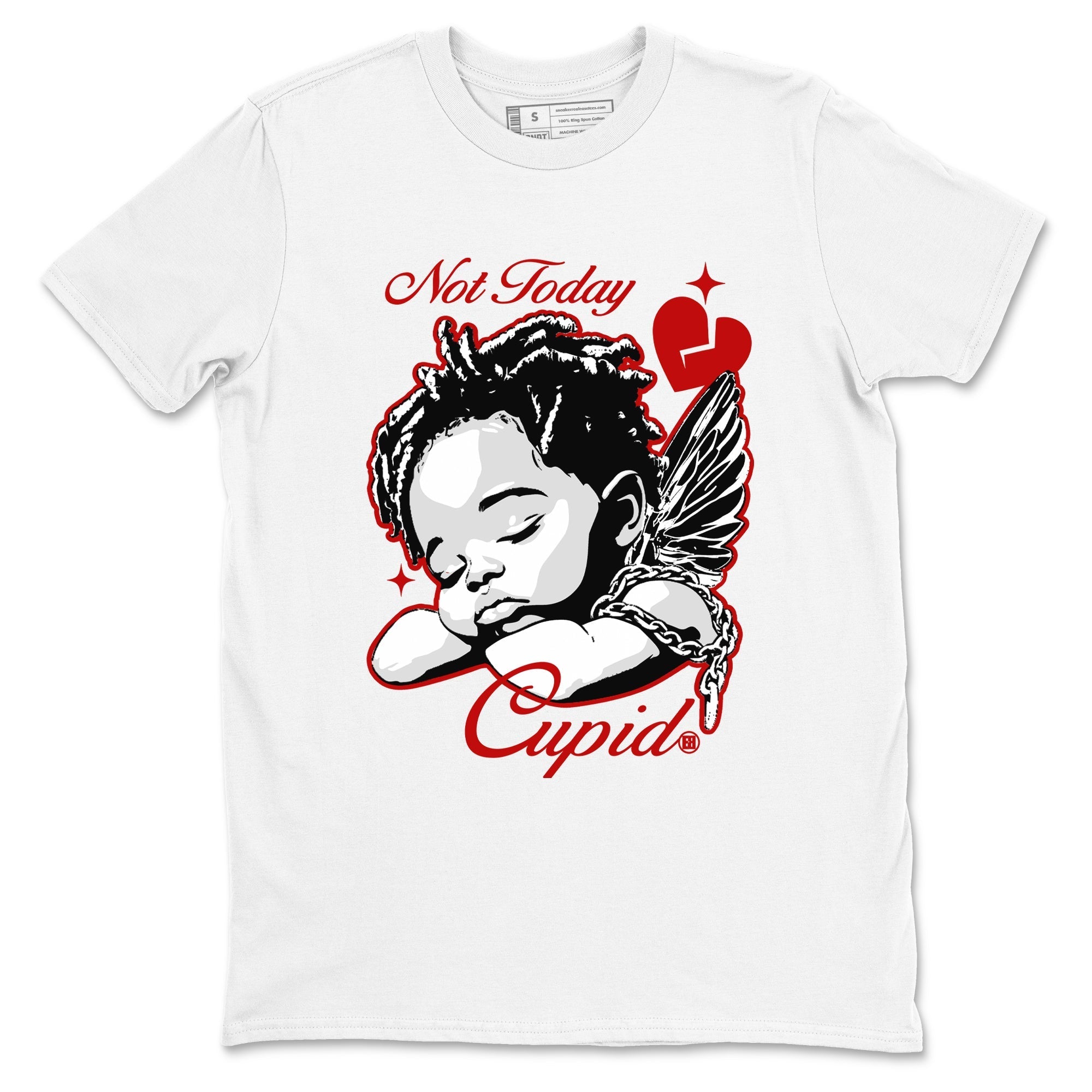 Not Today Cupid snkmatch Tees - Air Jordan 11 Bred