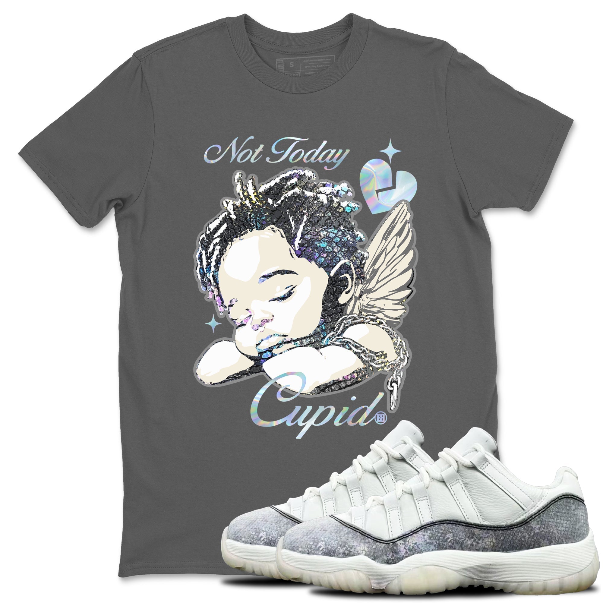 Not Today Cupid snkmatch Tees - Air Jordan 11 Year Of The Snake