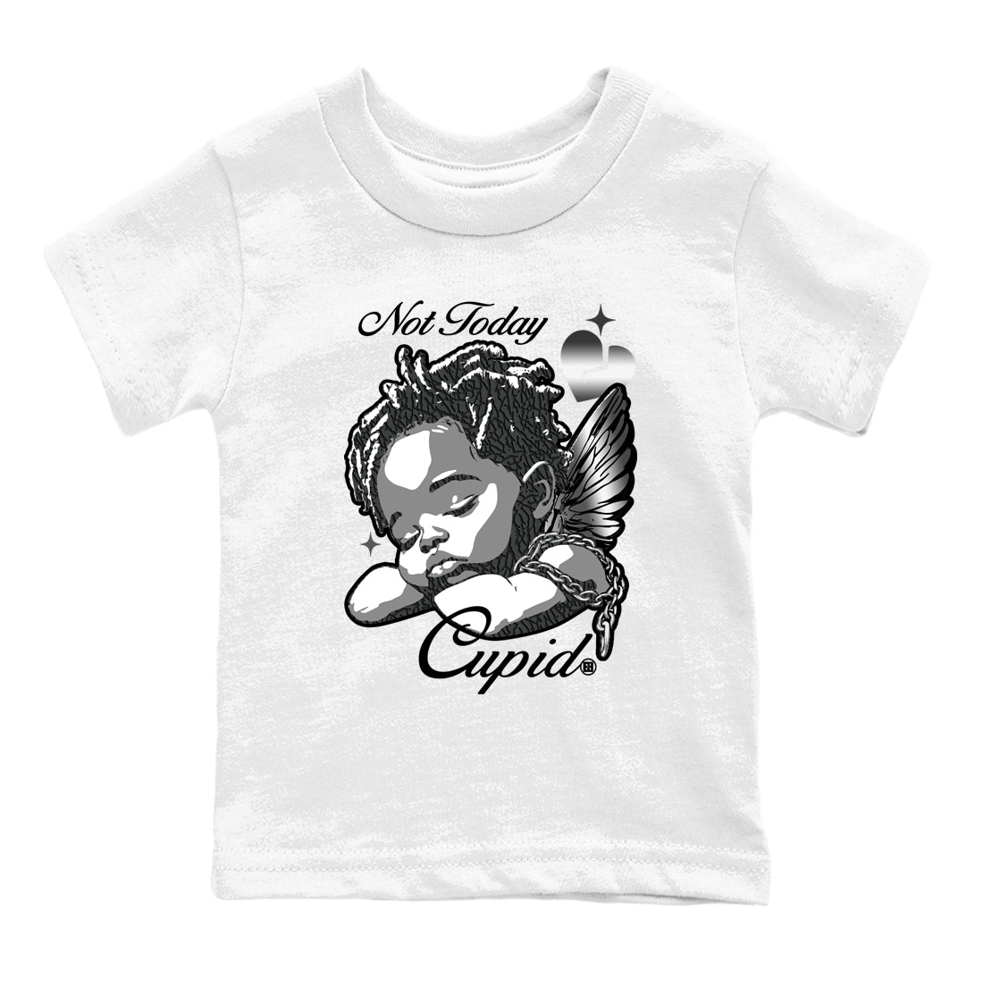 Not Today Cupid snkmatch Tees Kids - Air Jordan 3 Black Cat