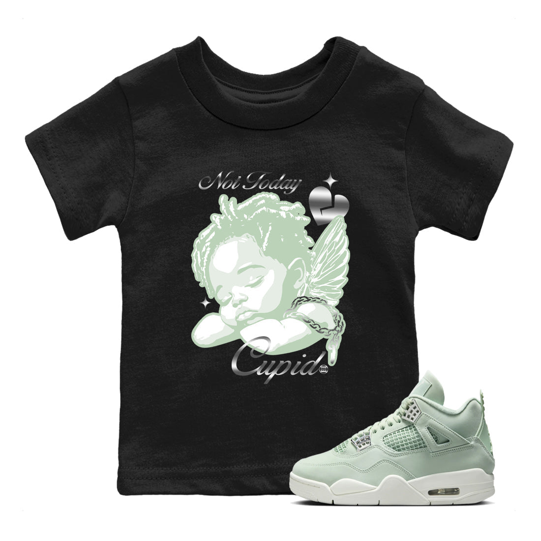 Not Today Cupid snkmatch Tees Kids - Air Jordan 4 Abundance