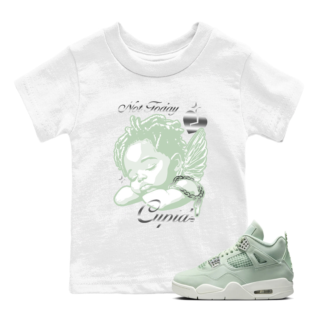 Not Today Cupid snkmatch Tees Kids - Air Jordan 4 Abundance