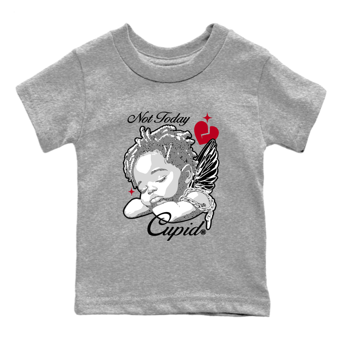 Not Today Cupid snkmatch Tees Kids - Air Jordan 4 White Cement