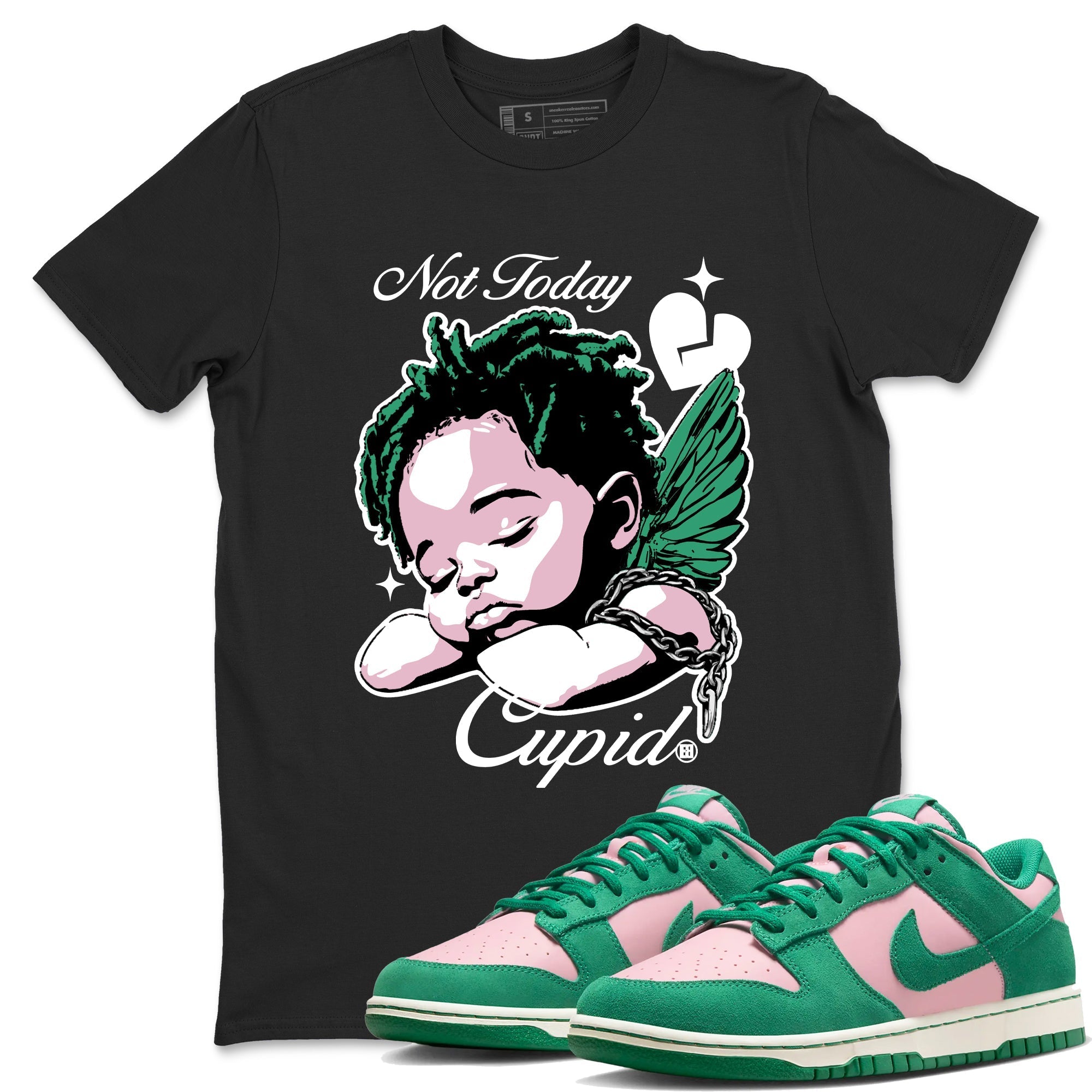 Not Today Cupid snkmatch Tees - Dunk Medium Soft Pink Malachite