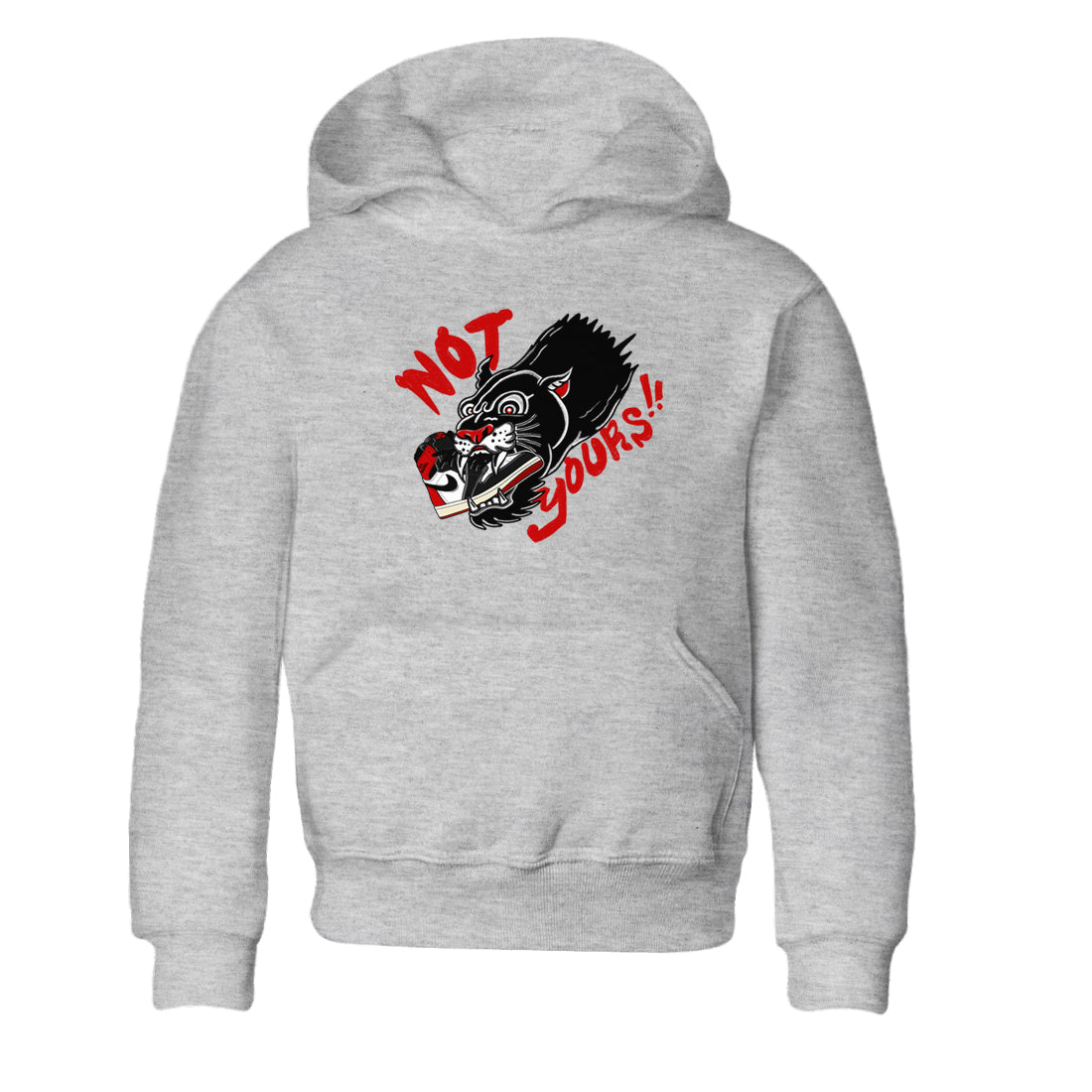 Not Yours snkmatch Tees Kids - Air Jordan 1 Black Toe Reimagined