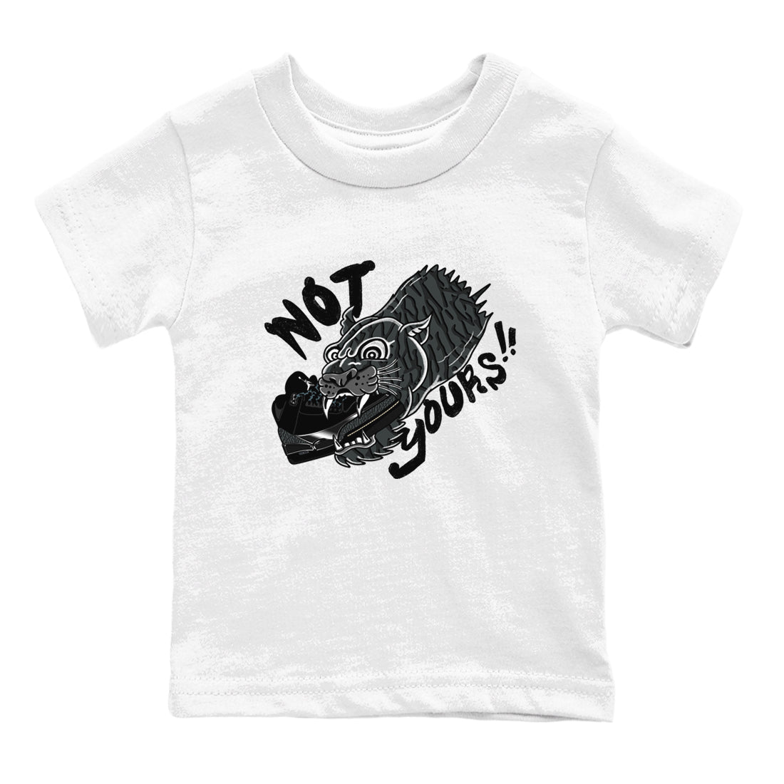 Not Yours snkmatch Tees Kids - Air Jordan 3 Black Cat