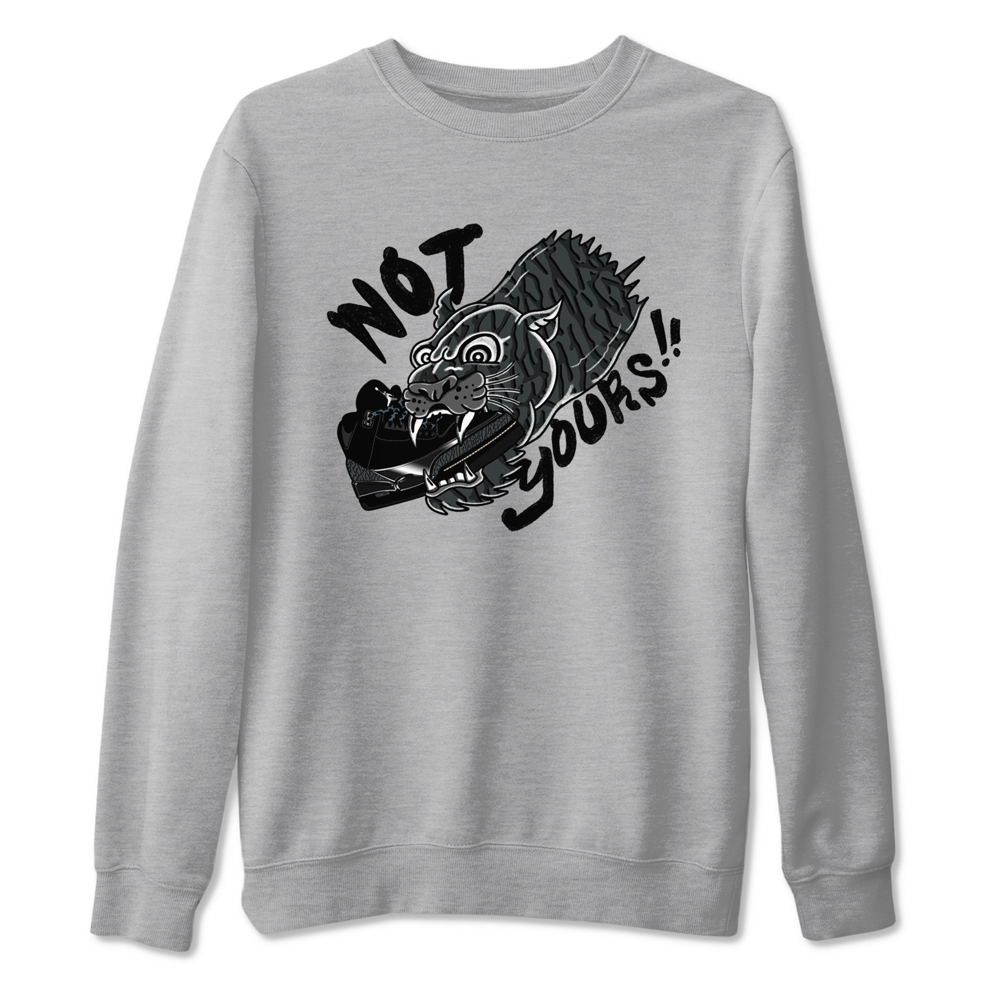 Not Yours snkmatch Tees - Air Jordan 3 Black Cat