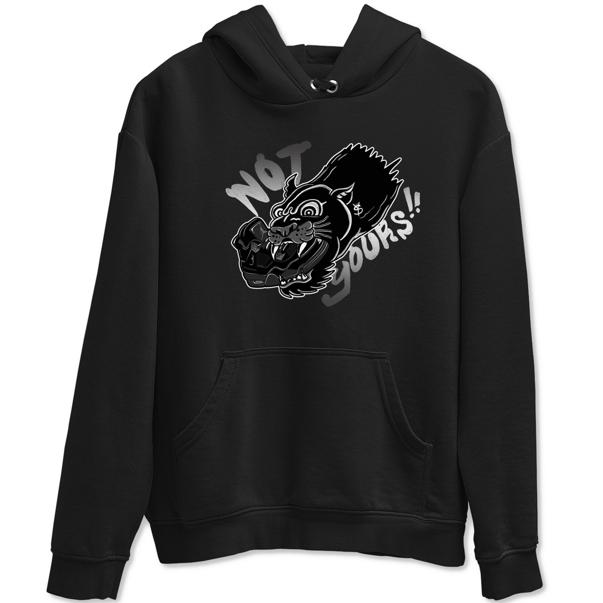 Not Yours snkmatch Tees - Air Jordan 4 Black Cat