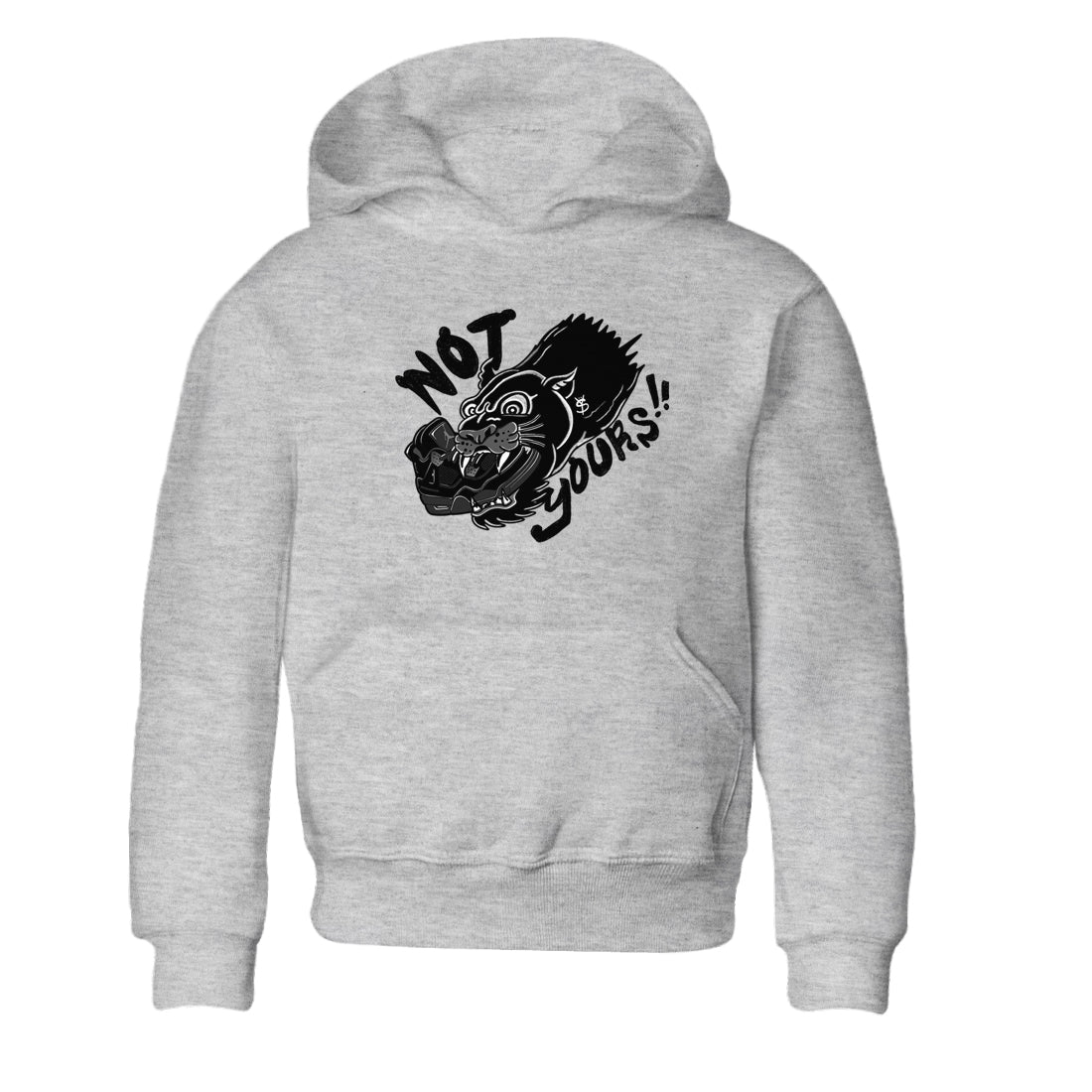Not Yours snkmatch Tees Kids - Air Jordan 4 Black Cat