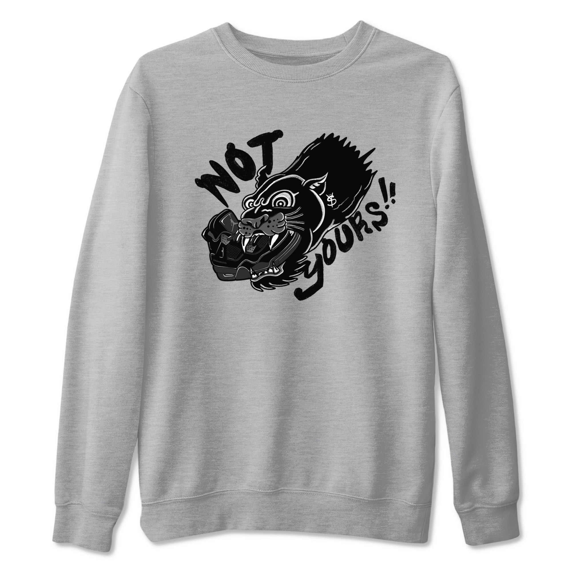 Not Yours snkmatch Tees - Air Jordan 4 Black Cat