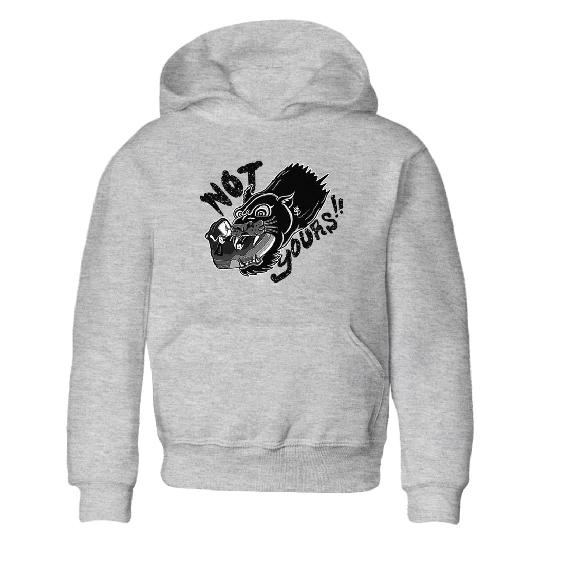 Not Yours snkmatch Tees Kids - Air Jordan 4 Fear