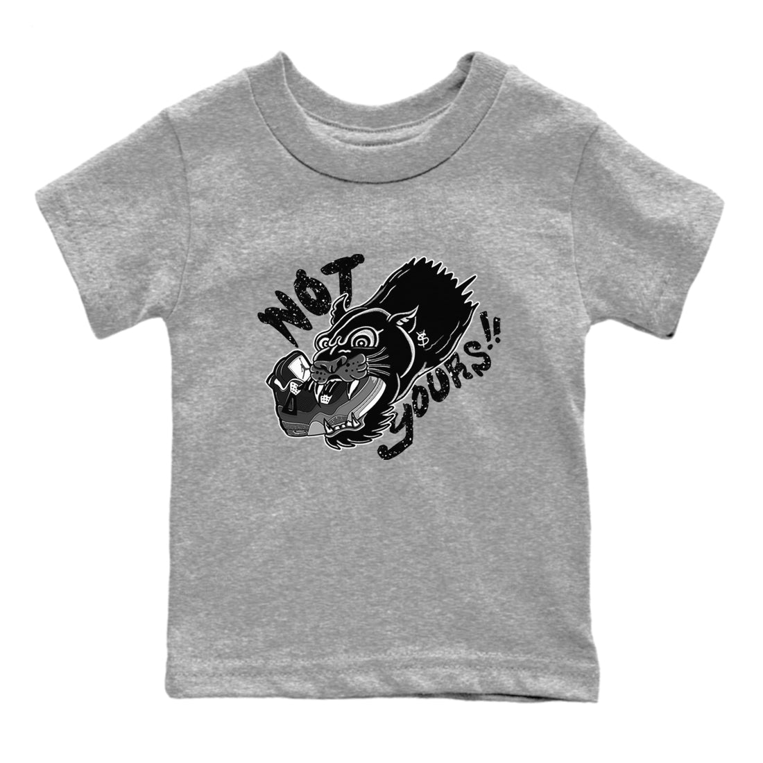 Not Yours snkmatch Tees Kids - Air Jordan 4 Fear
