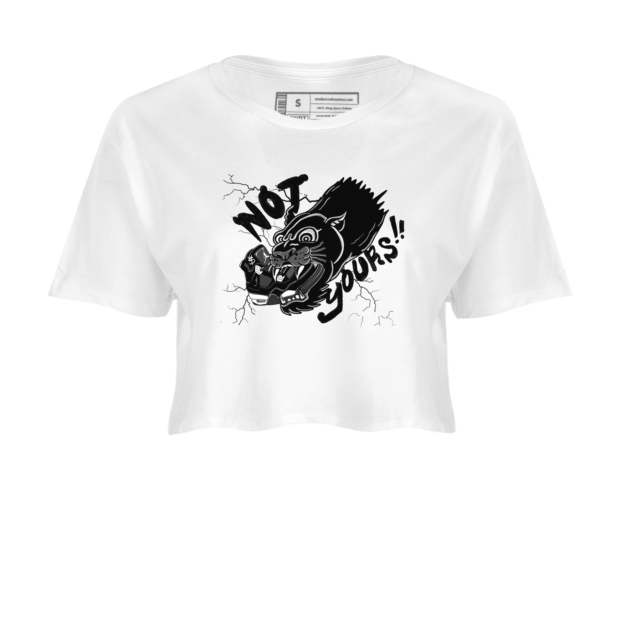 Not Yours snkmatch Women's Top - Air Jordan 4 White Thunder