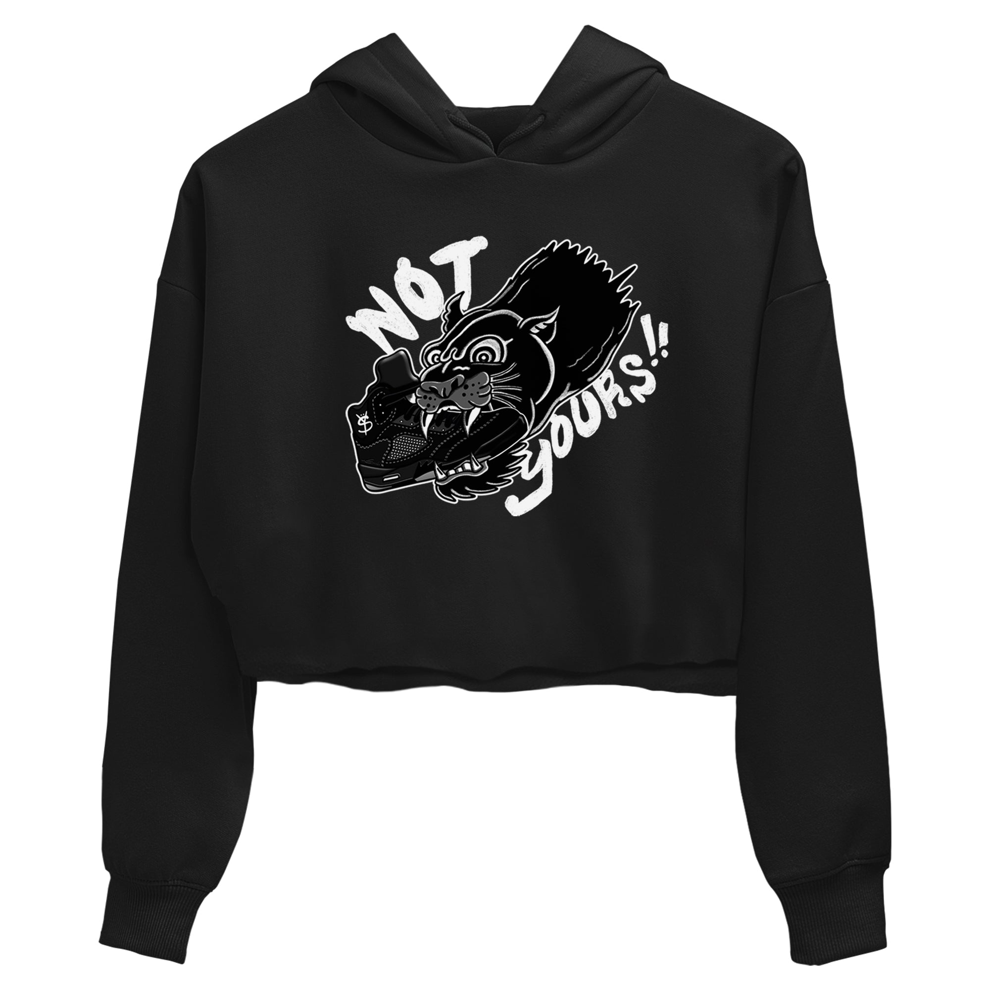 Not Yours snkmatch Women's Top - Air Jordan 5 Black Cat