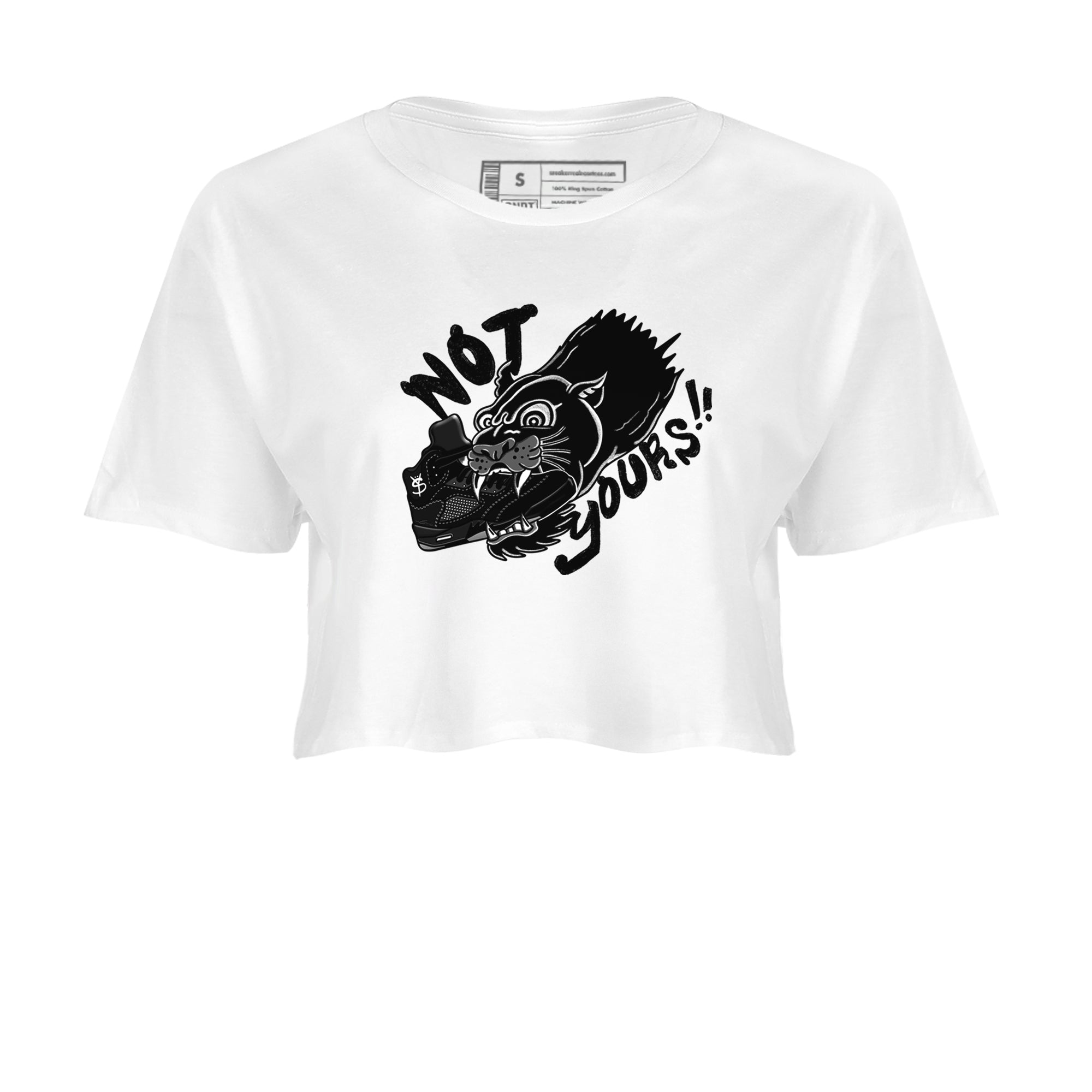 Not Yours snkmatch Women's Top - Air Jordan 5 Black Cat