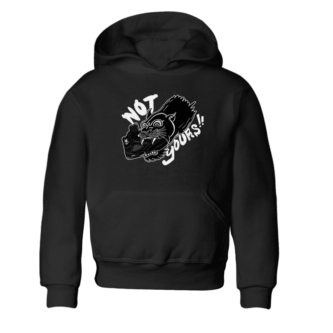 Not Yours snkmatch Tees Kids - Air Jordan 5 Black Cat