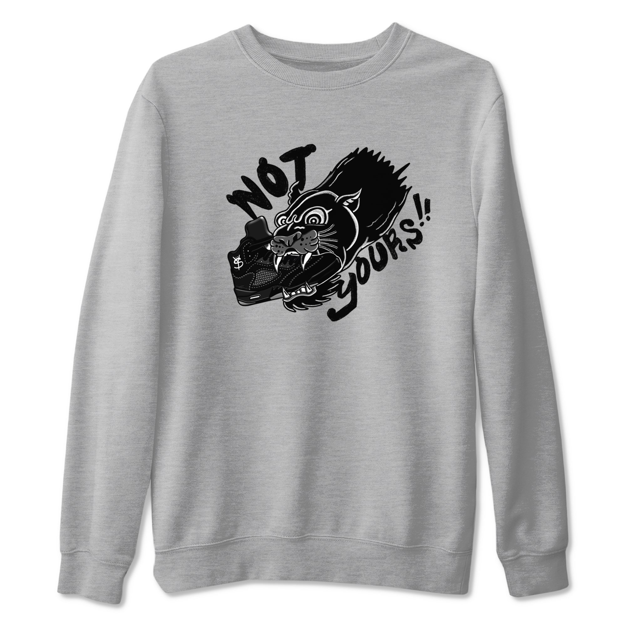 Not Yours snkmatch Tees - Air Jordan 5 Black Cat