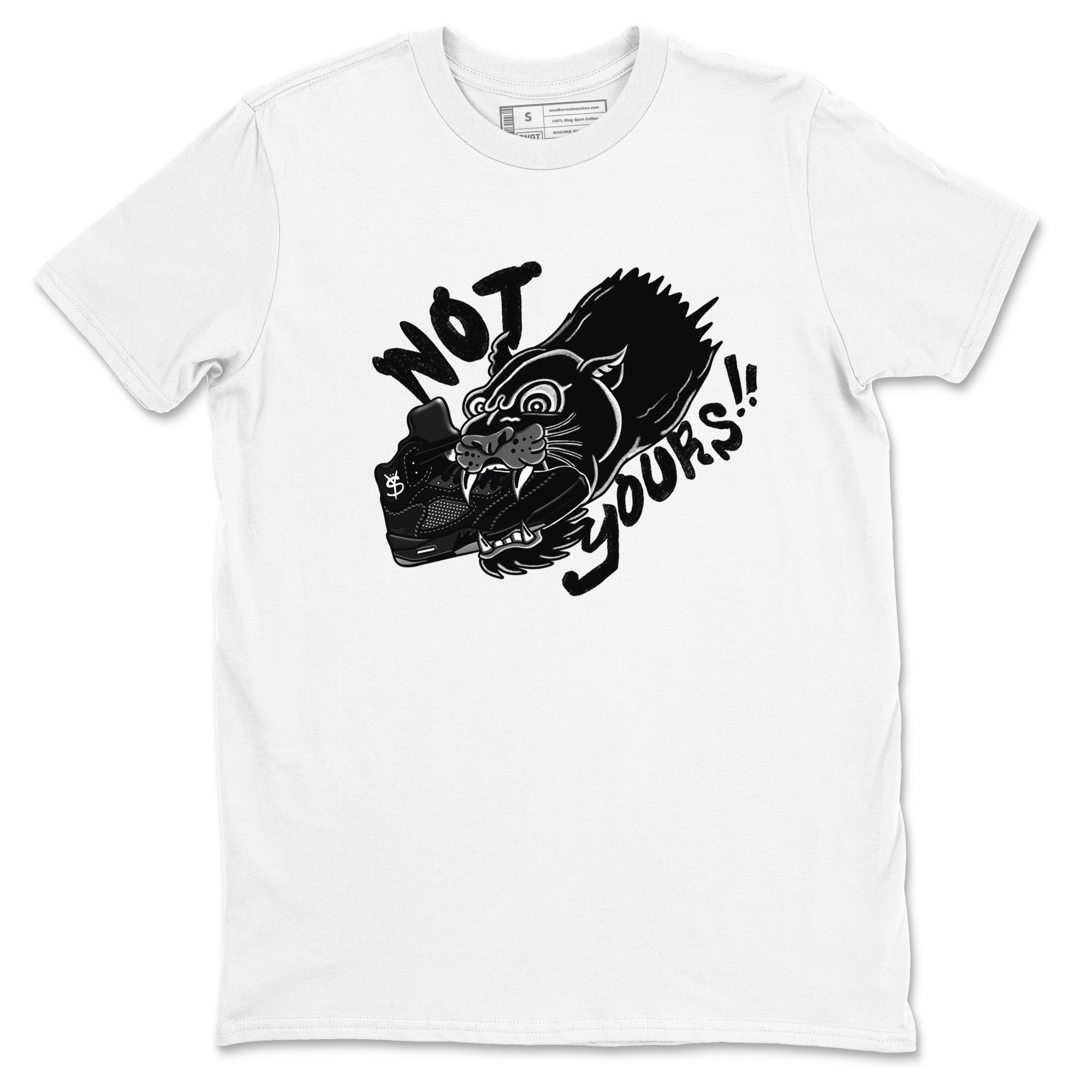 Not Yours snkmatch Tees - Air Jordan 5 Black Cat