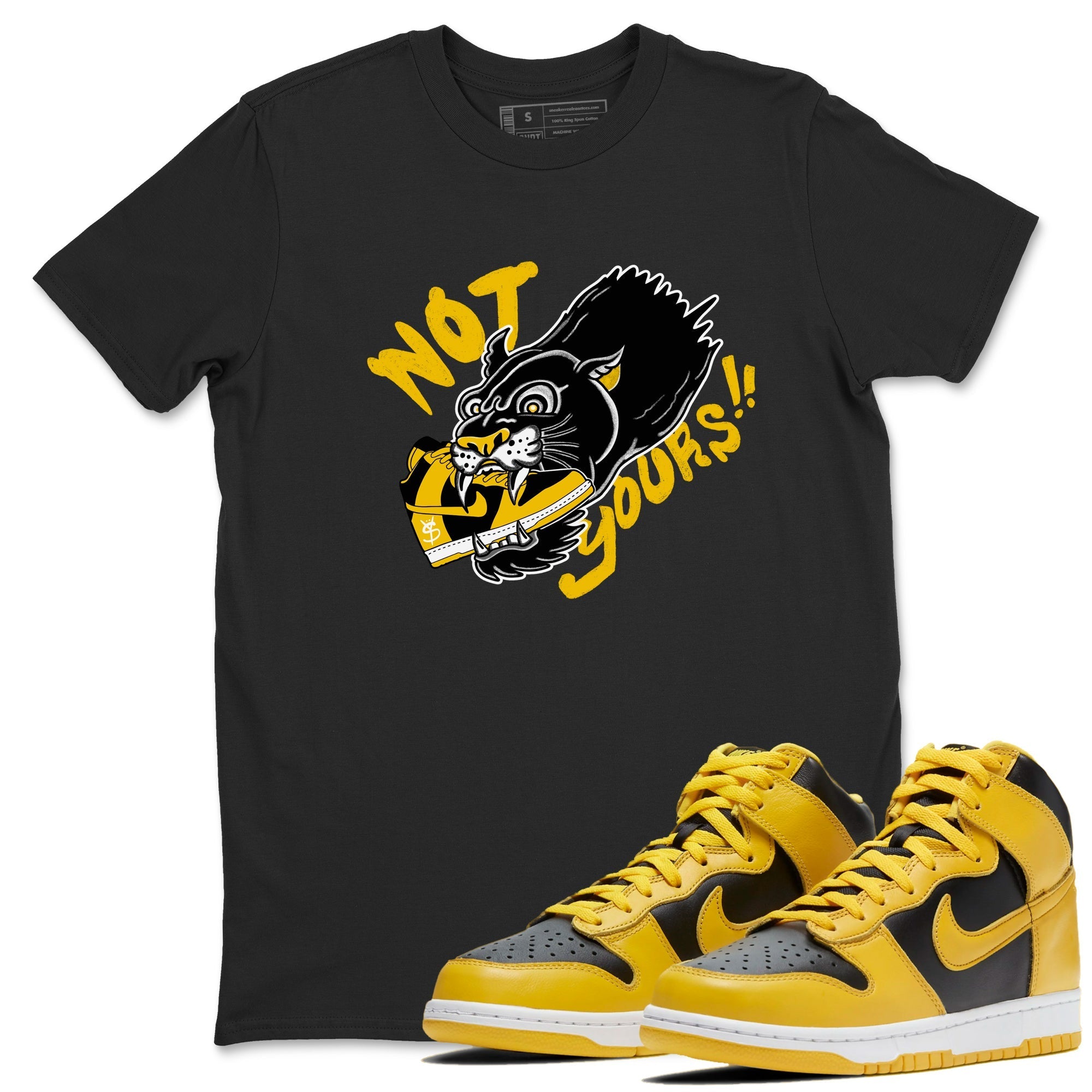 Not Yours snkmatch Tees - Dunk High Pollen