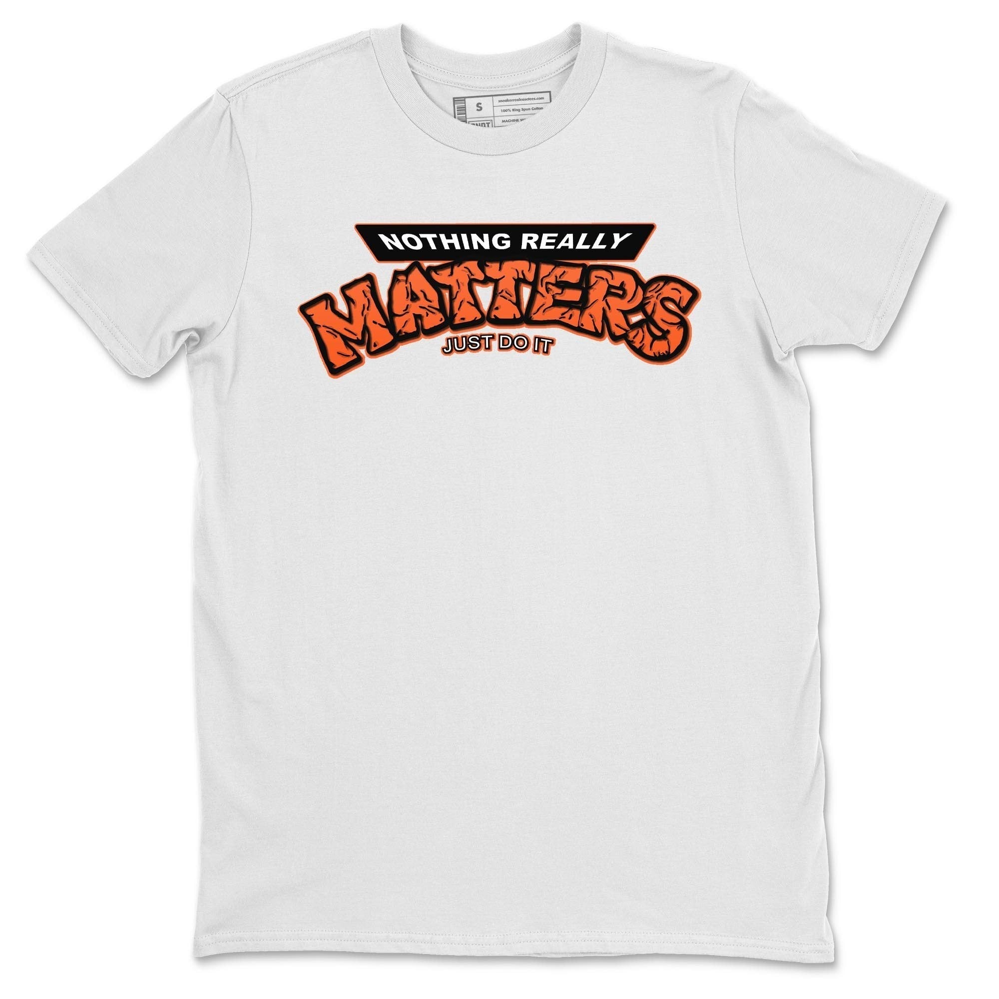 Nothing Matters Unisex Tops - Air Jordan 1 Electro Orange