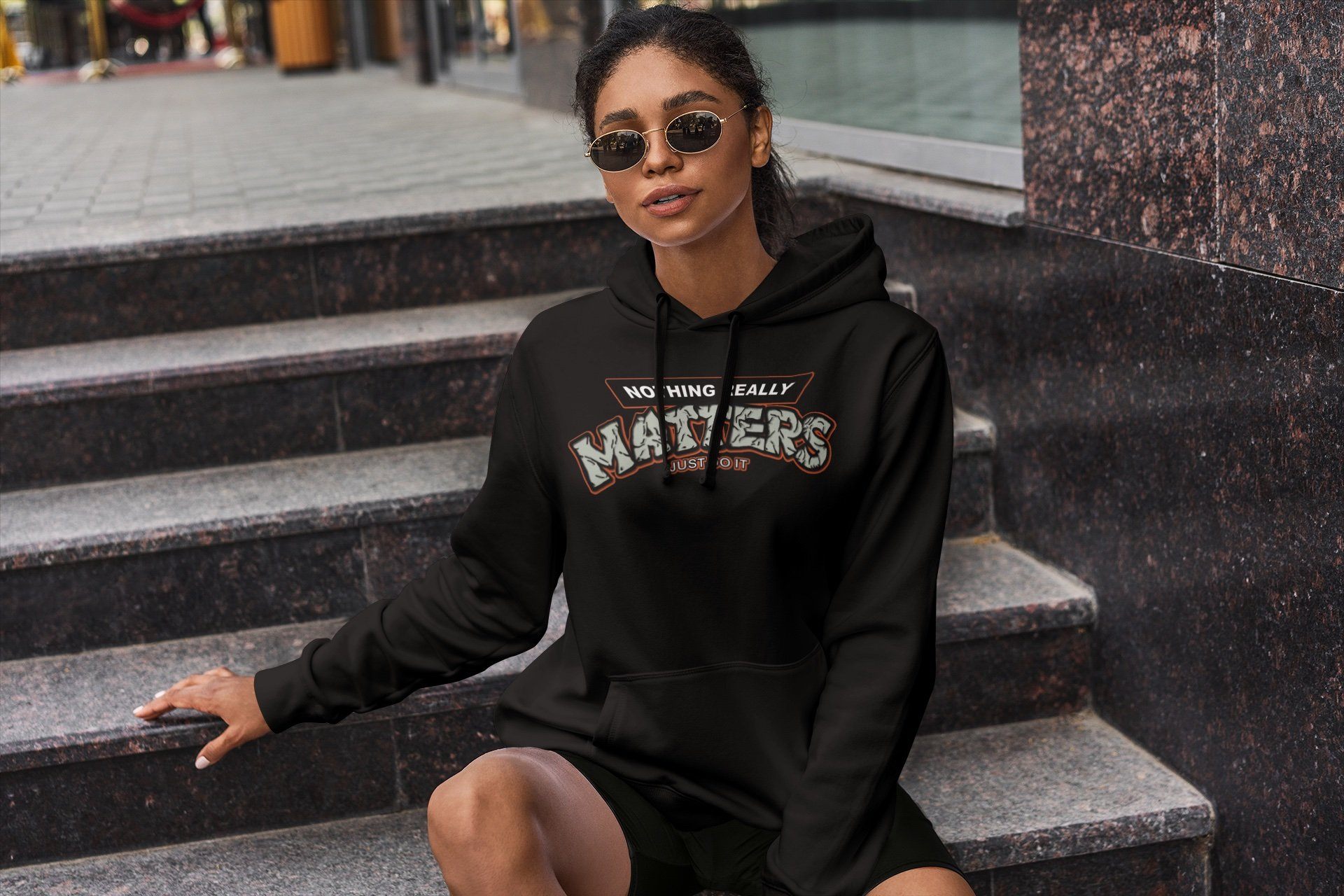 Nothing Matters Unisex Tops - Air Jordan 1 Seafoam