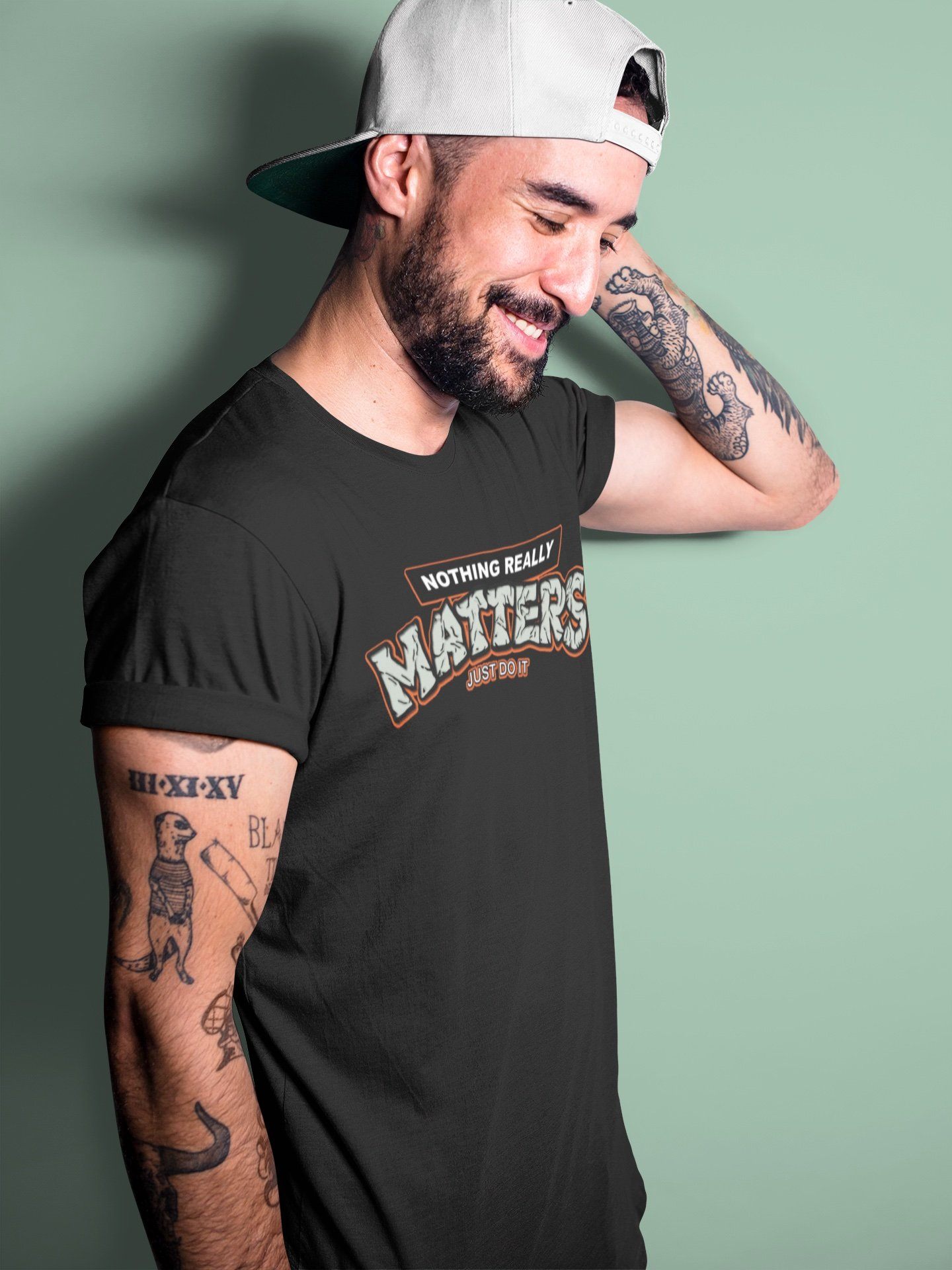 Nothing Matters Unisex Tops - Air Jordan 1 Seafoam