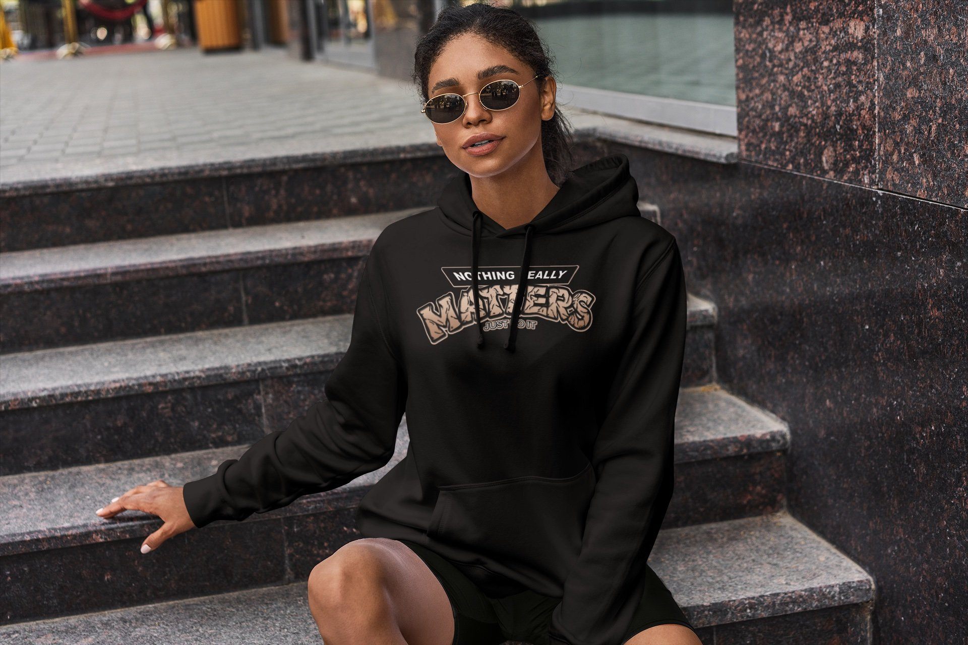 Nothing Matters Unisex Tops - Air Jordan 4 Shimmer